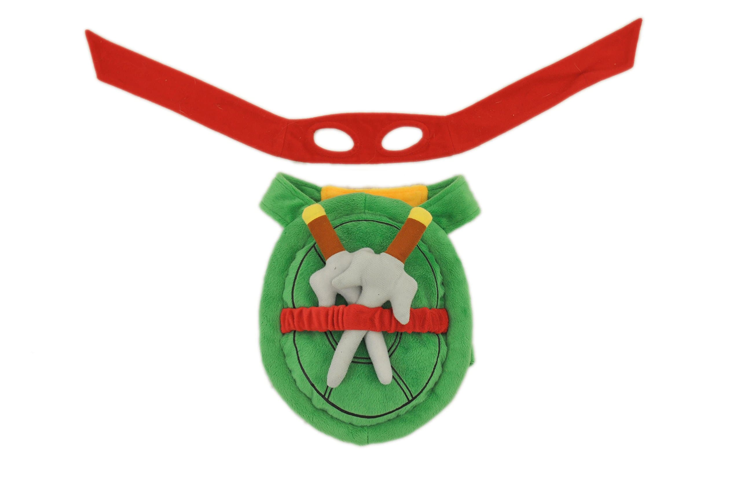 Silver Paw Teenage Mutant Ninja Turtles Red Stuffed Shell Harness, Small