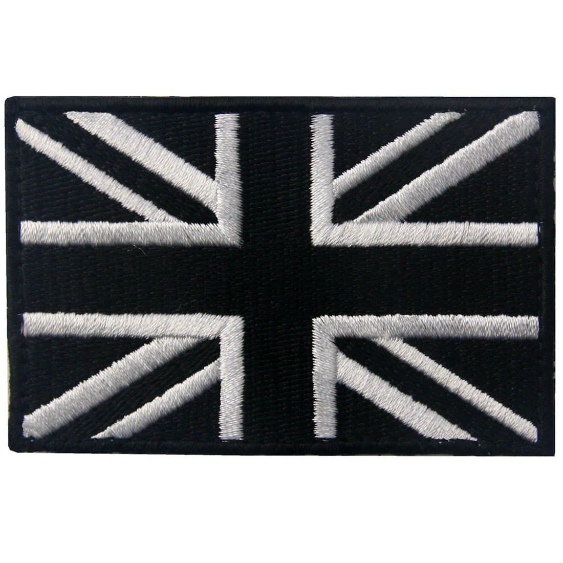 Tactical British Union Jack Embroidered Patch England Flag UK Great Britain Morale Applique Fastener Hook & Loop Emblem