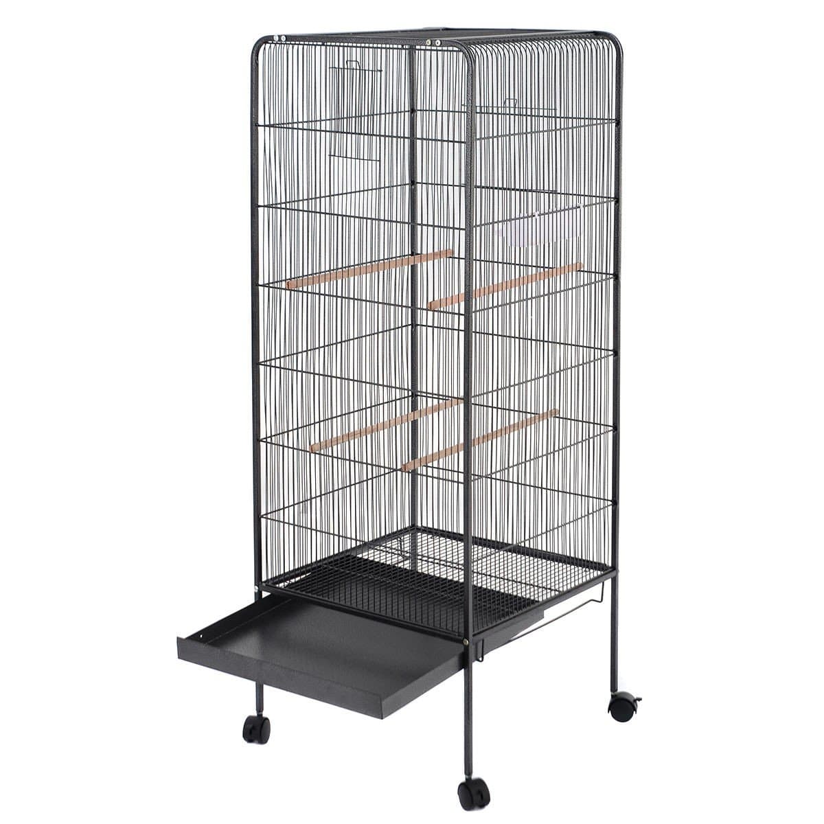 Apontus 58" Large Metal Bird Cage with Removable Tray