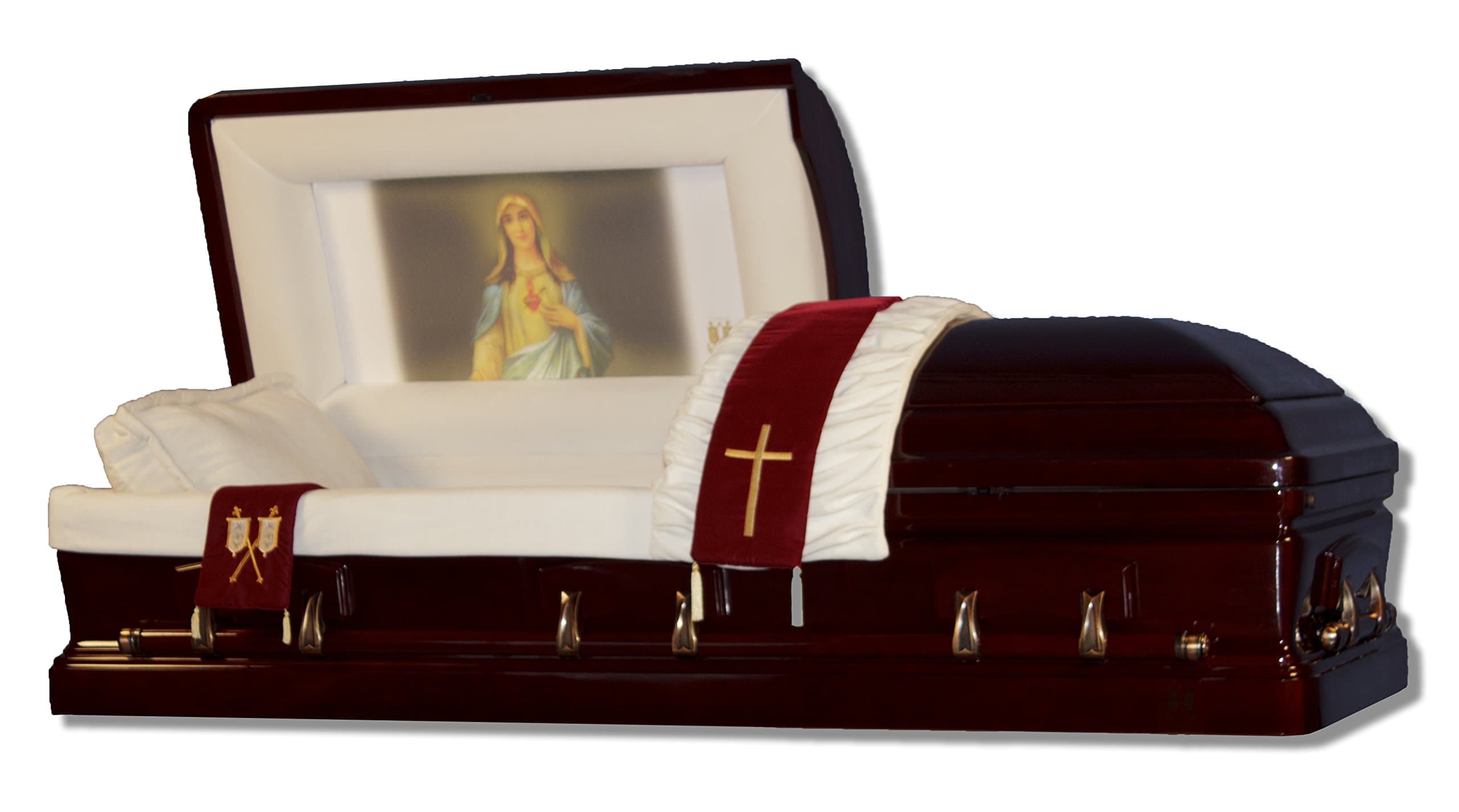 Star Legacy Official Vatican Observatory Foundation Mahogany Casket, Immaculate Heart I