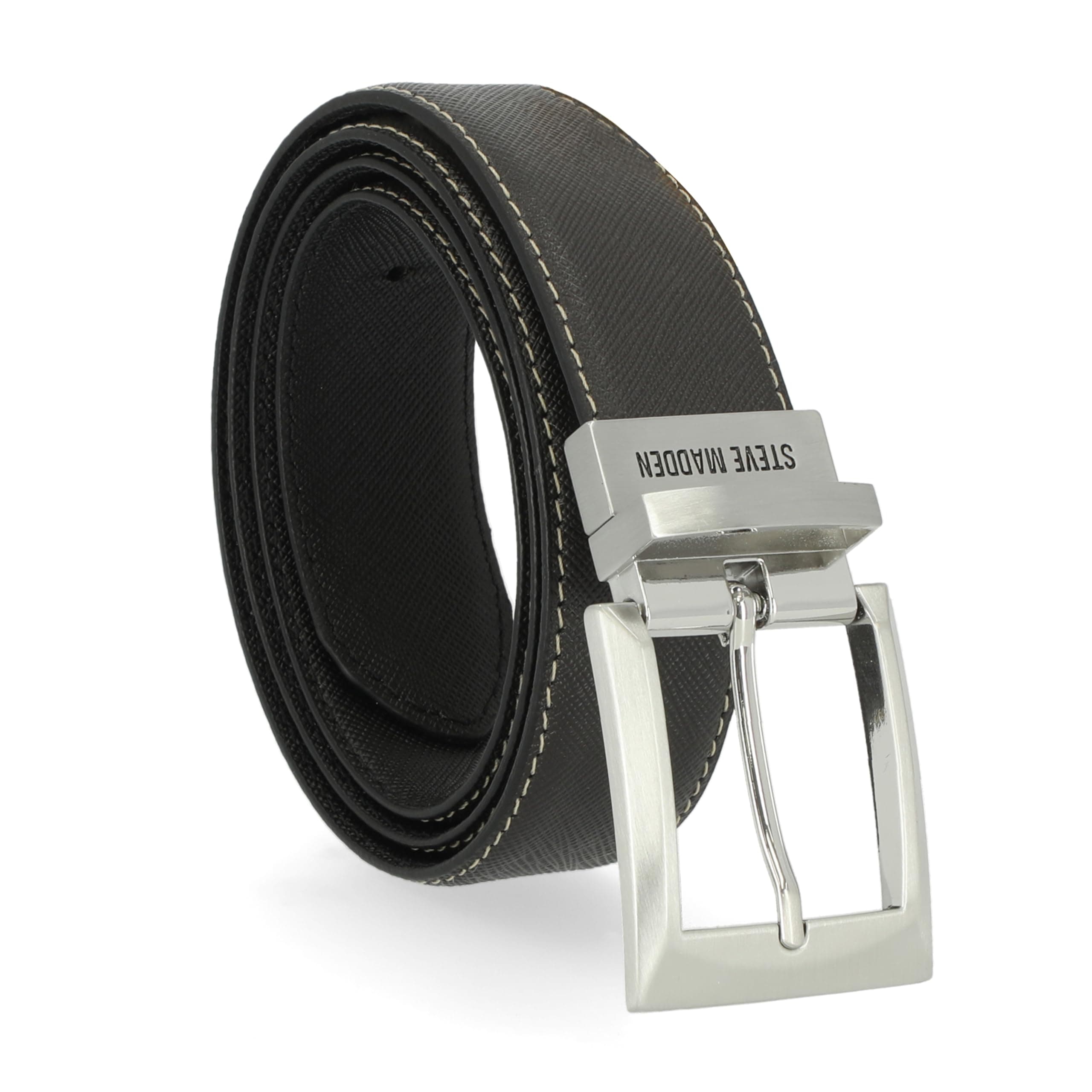 Steve Madden mens Every Day Leather Belt Belt