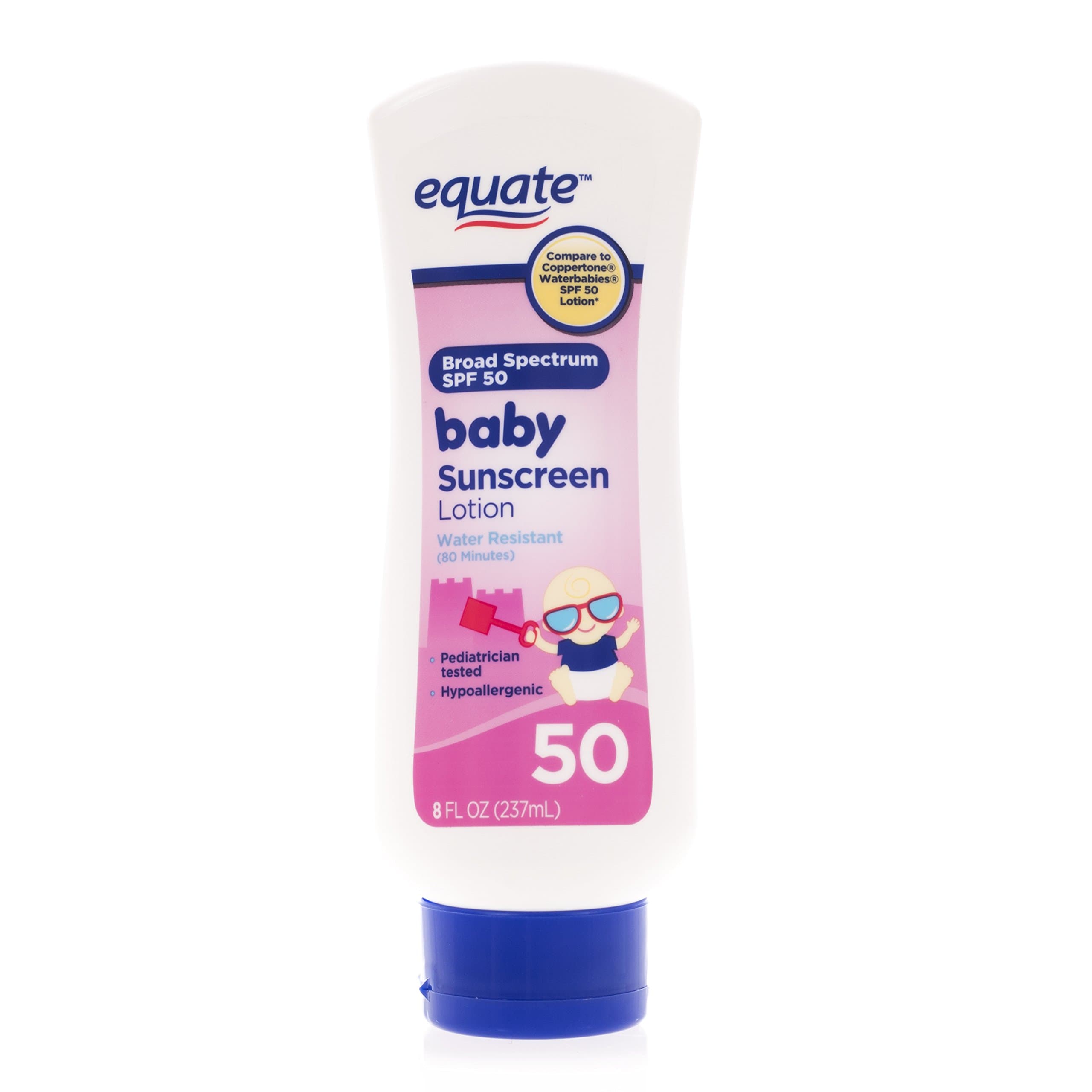 Baby Sunscreen SPF 50 Compare to Coppertone Waterbabies by Equatw