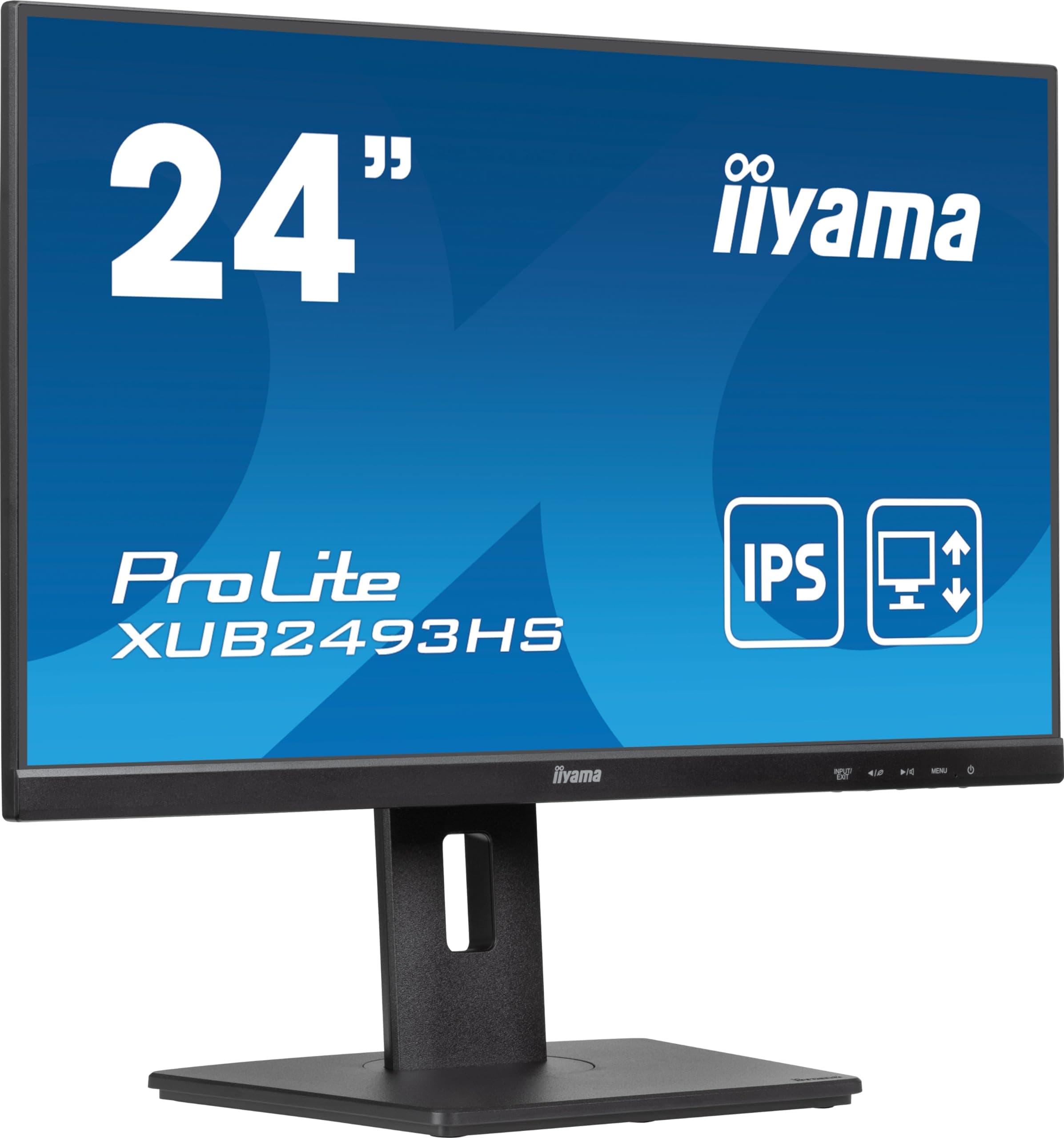 XUB2493HS-B6 24 inch IPS Slim Bezel, 4ms, Full HD 1920x1080, HDMI/DP, Height Adjustable Stand