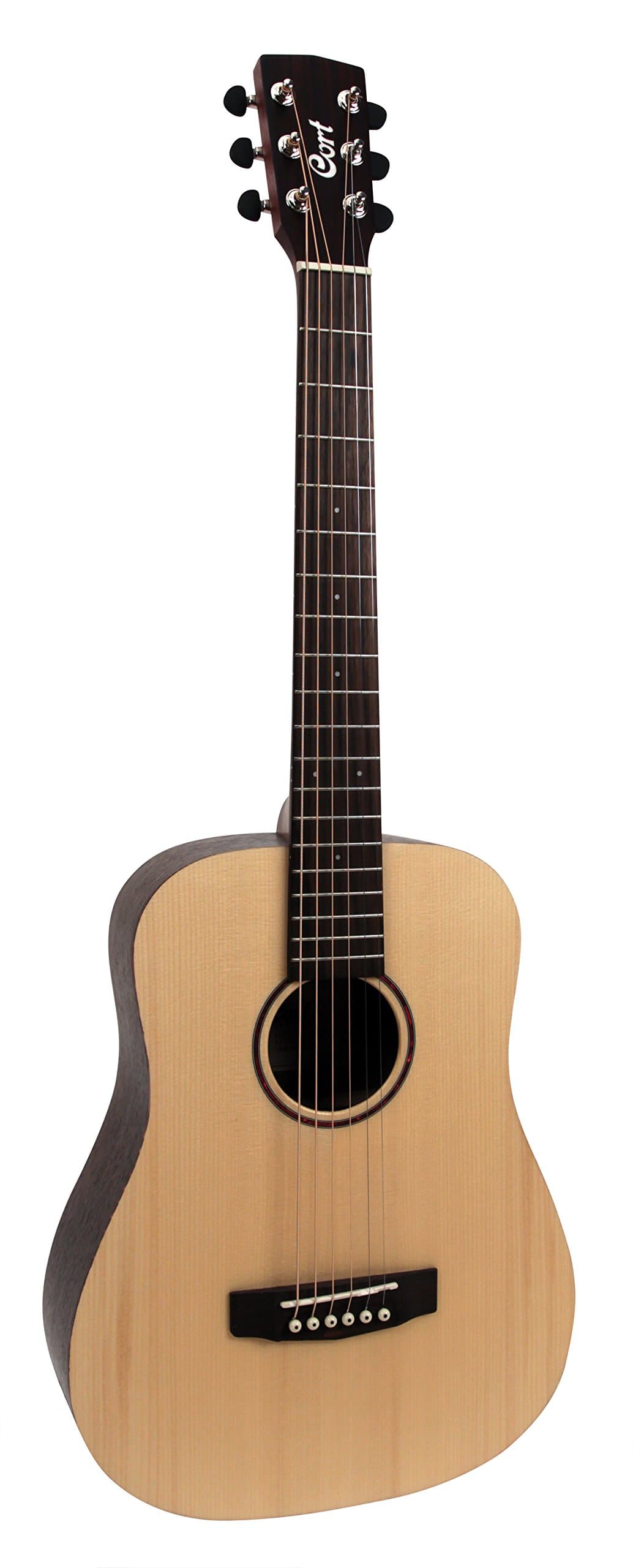 Cort EARTHMINIFOP 3/4 Dreadnought Acoustic-Electric Guitar, Solid Adirondack Spruce Top