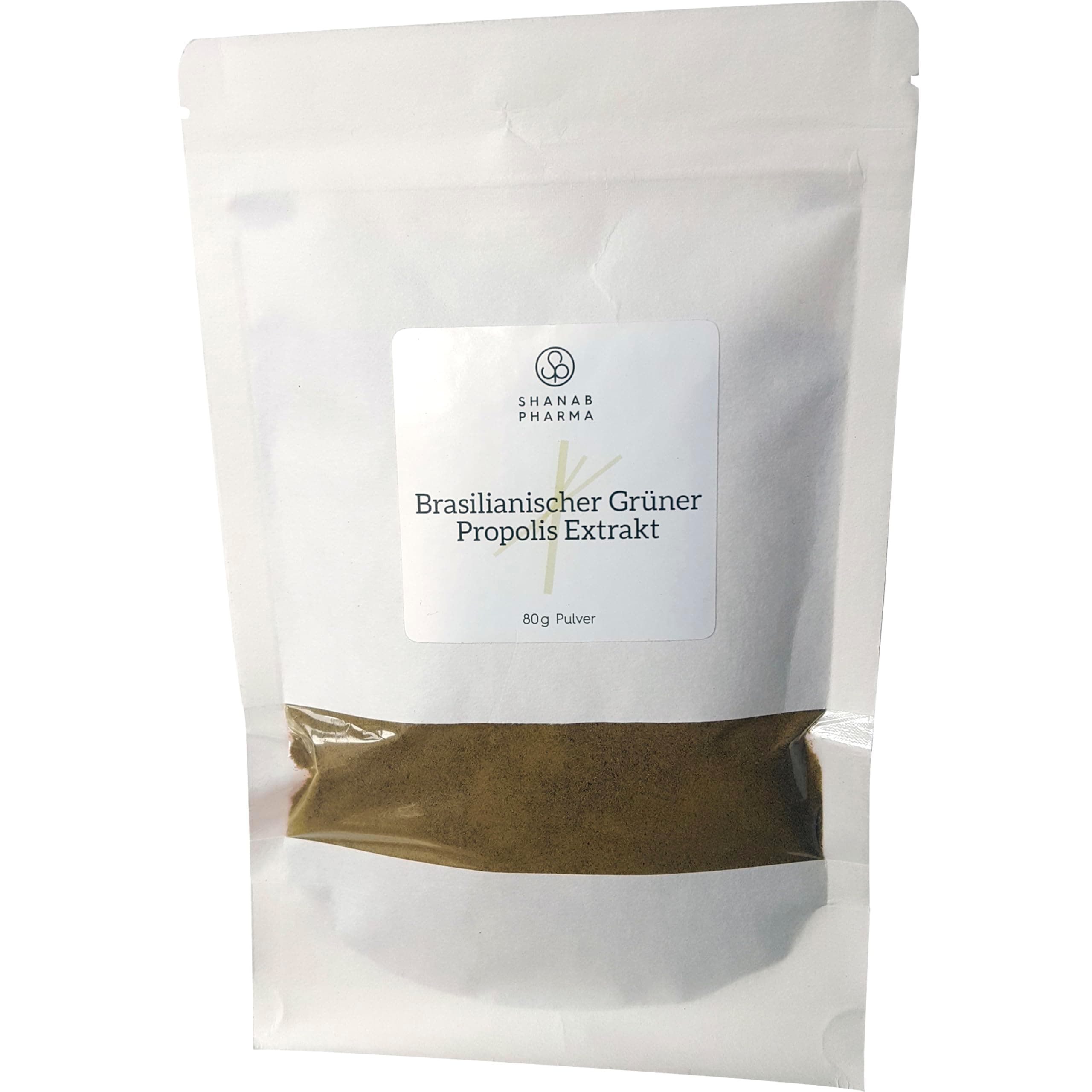 Brazilian Green Propolis Dry Extract Powder 80 G