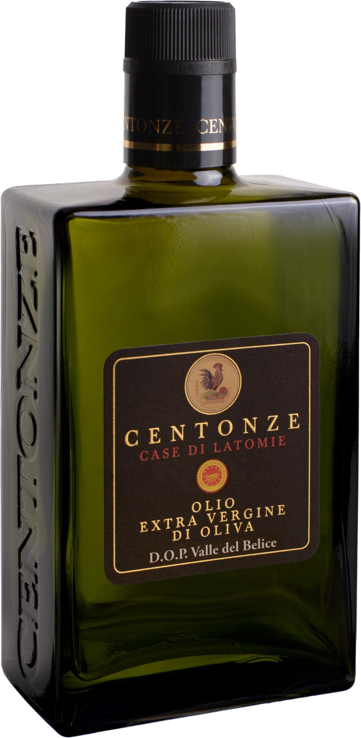 Centonze D.O.P. Valle del Belice, Extra Virgin Olive Oil (0.5L/16.9 fl oz)