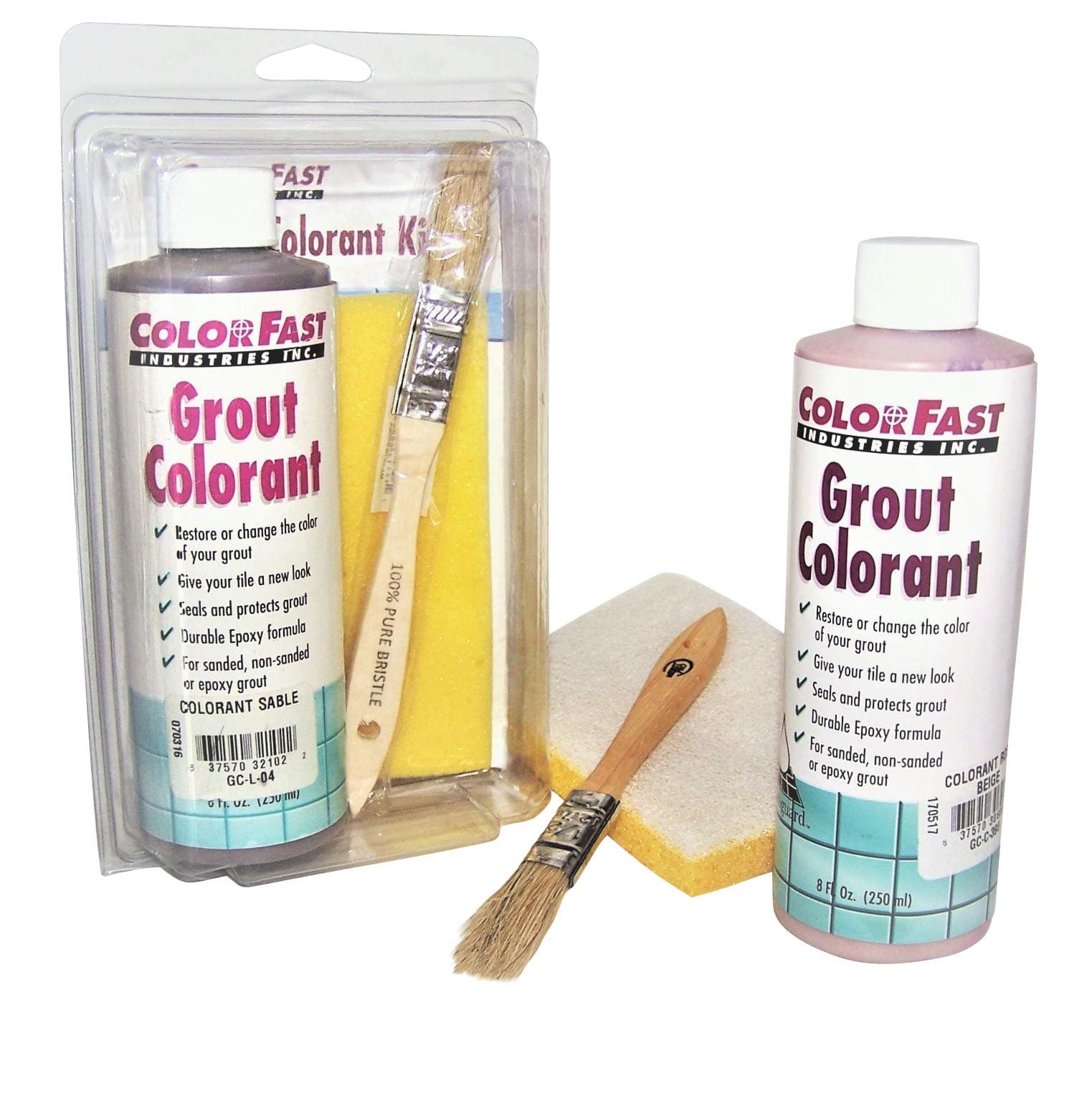 Colorfast Grout Colorant Kit- Pale Mauve #195 (Custom BP Color) Note- This is a Specially Made Discontinued Color and is Non-Returnable.