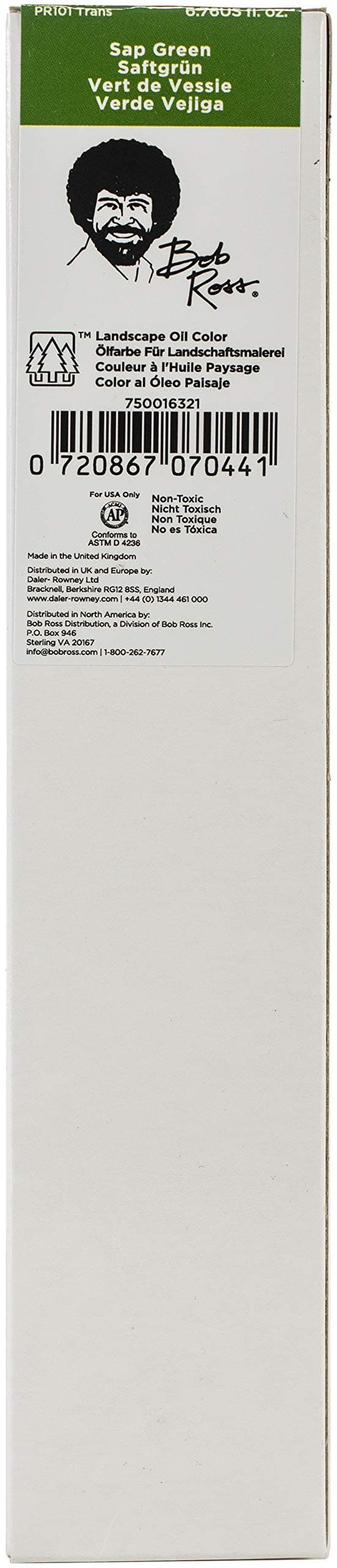 BOB ROSS INC. BOB ROSS OILS 200ML SAP GREEN, One Size