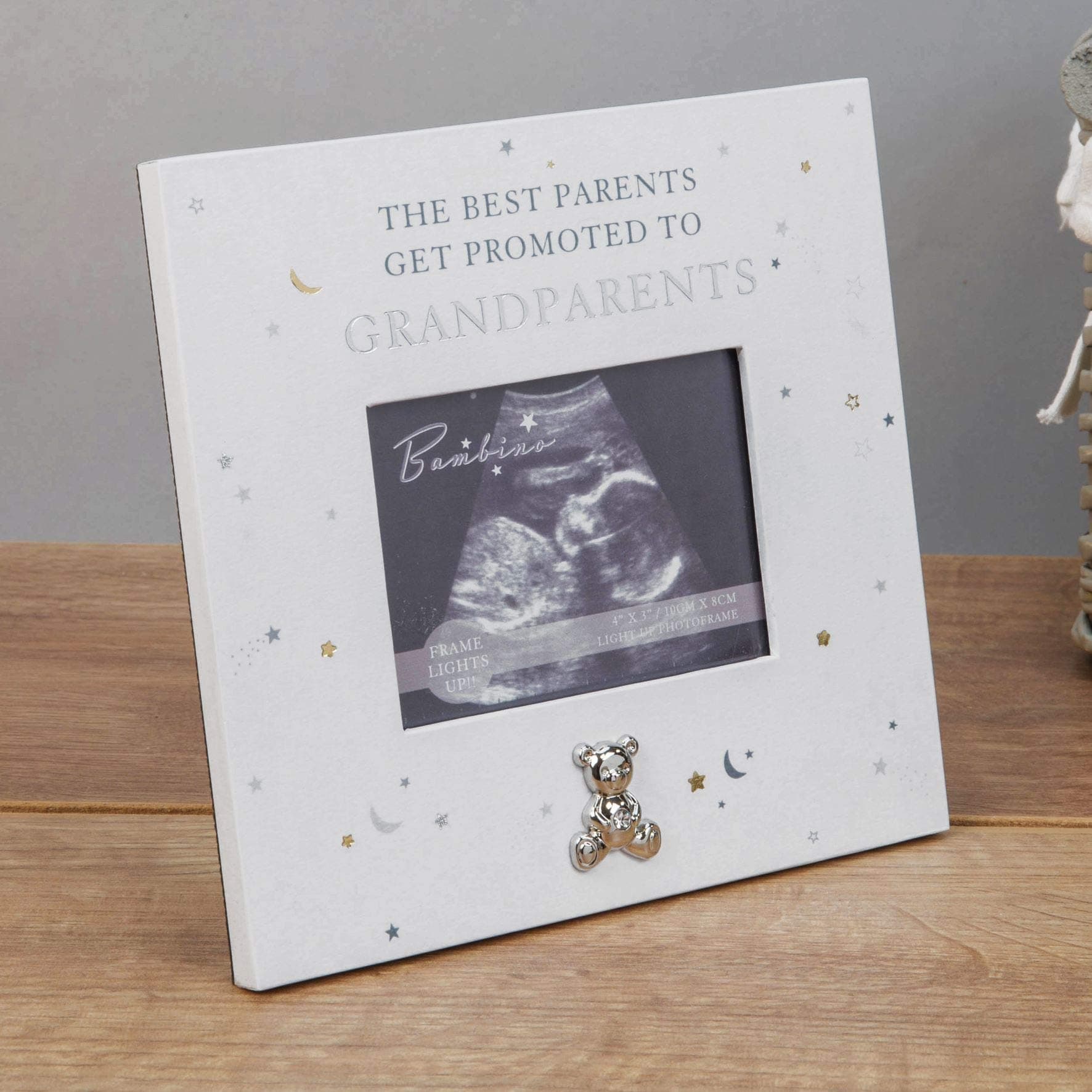 The Gift Experience 4" x 3" - Bambino Grandparents Ultrasound Scan Photo Frame