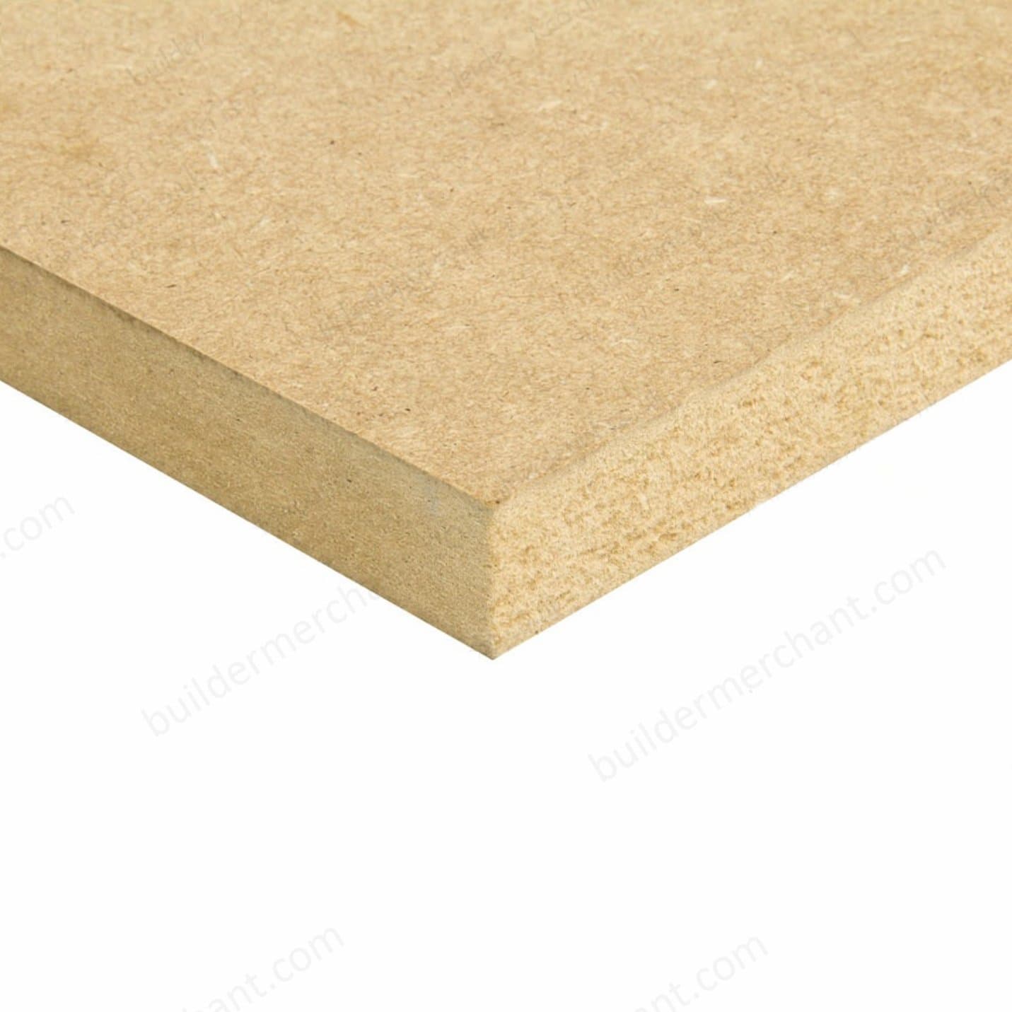 Builder Merchant MDF Board 18mm 8x4ft 1, 2440mm x 1220mm (8ft x 4ft)
