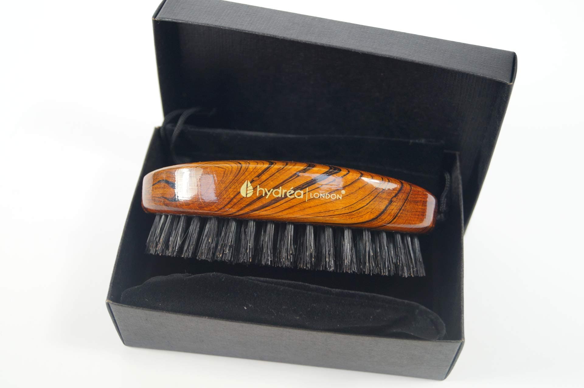 Hydréa London Military Hair Brush With Black Boar Bristle