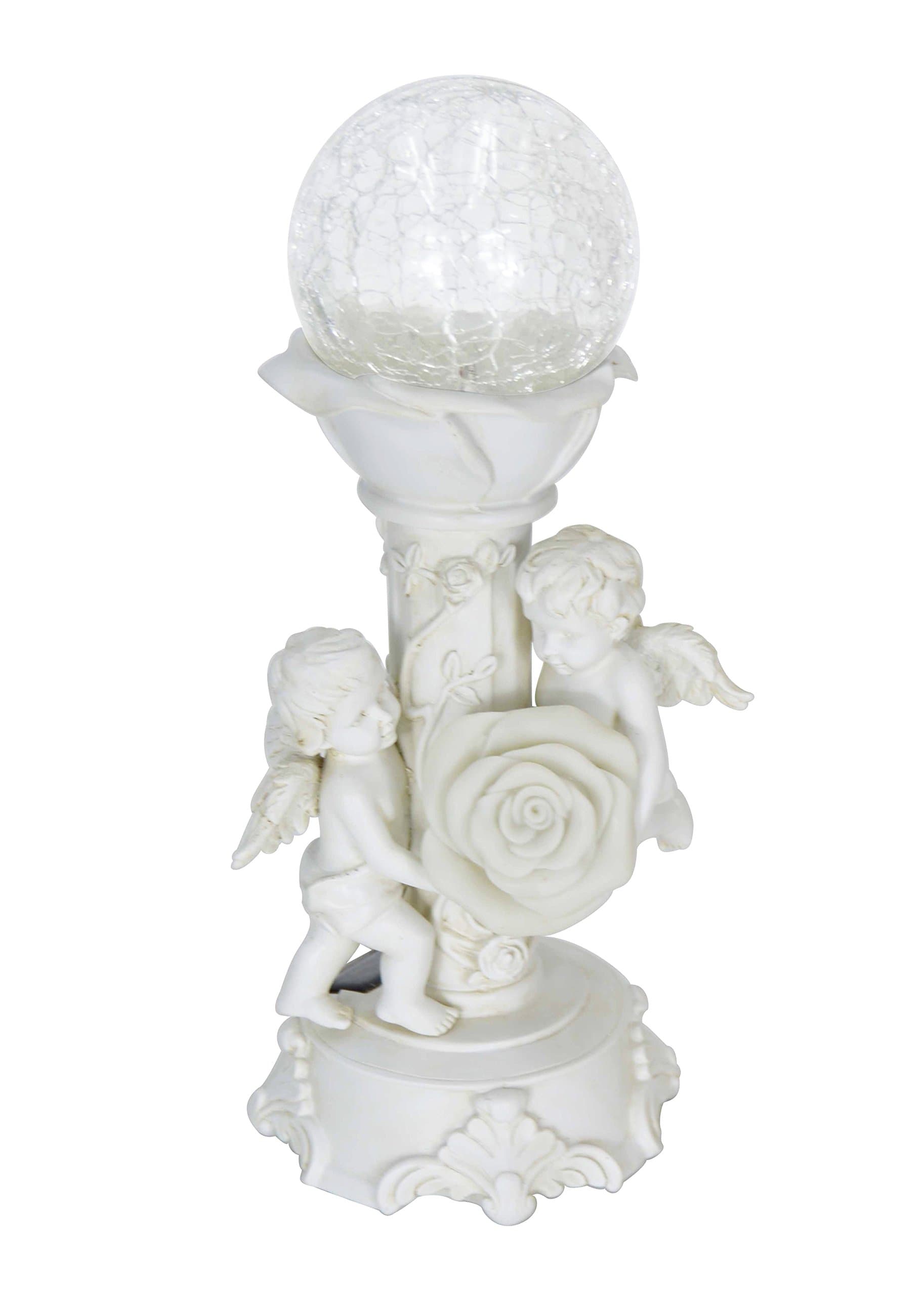 Solar Power Color Changing Christmas Decoration Garden Angel Statue Light Outdoor Décor Light