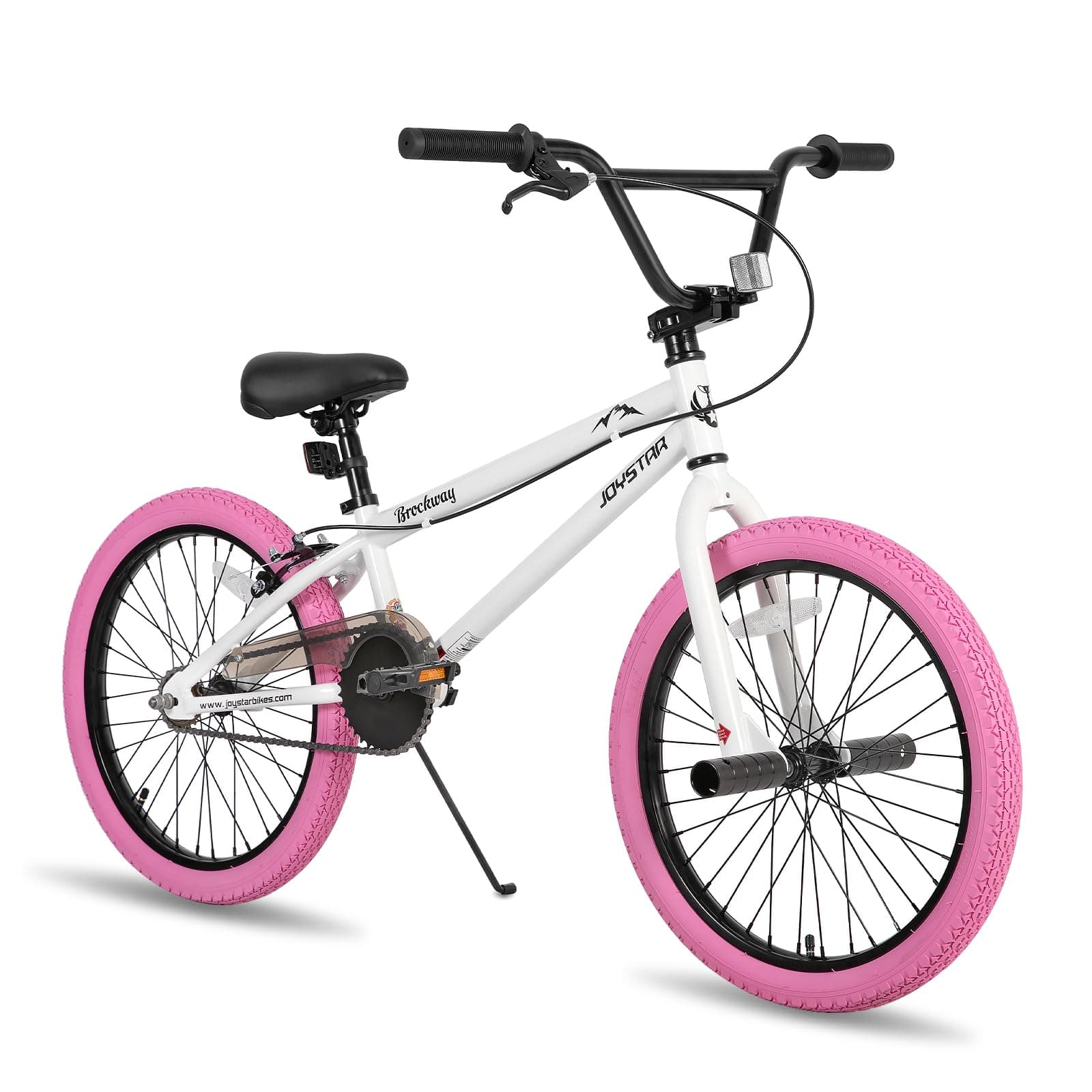 JOYSTAR Brockway Freestyle Kids BMX Bikes 20" 24" Kids Bicycles for 6-14 Years Old Boys Girls and Beginner-Level Riders 2 Pegs Multiple Colors