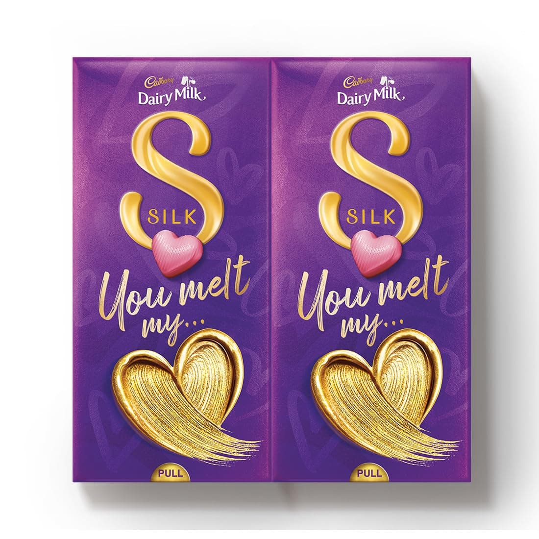 Cadbury Dairy Milk Silk Valentine Chocolate Bar, 3 x 150 g