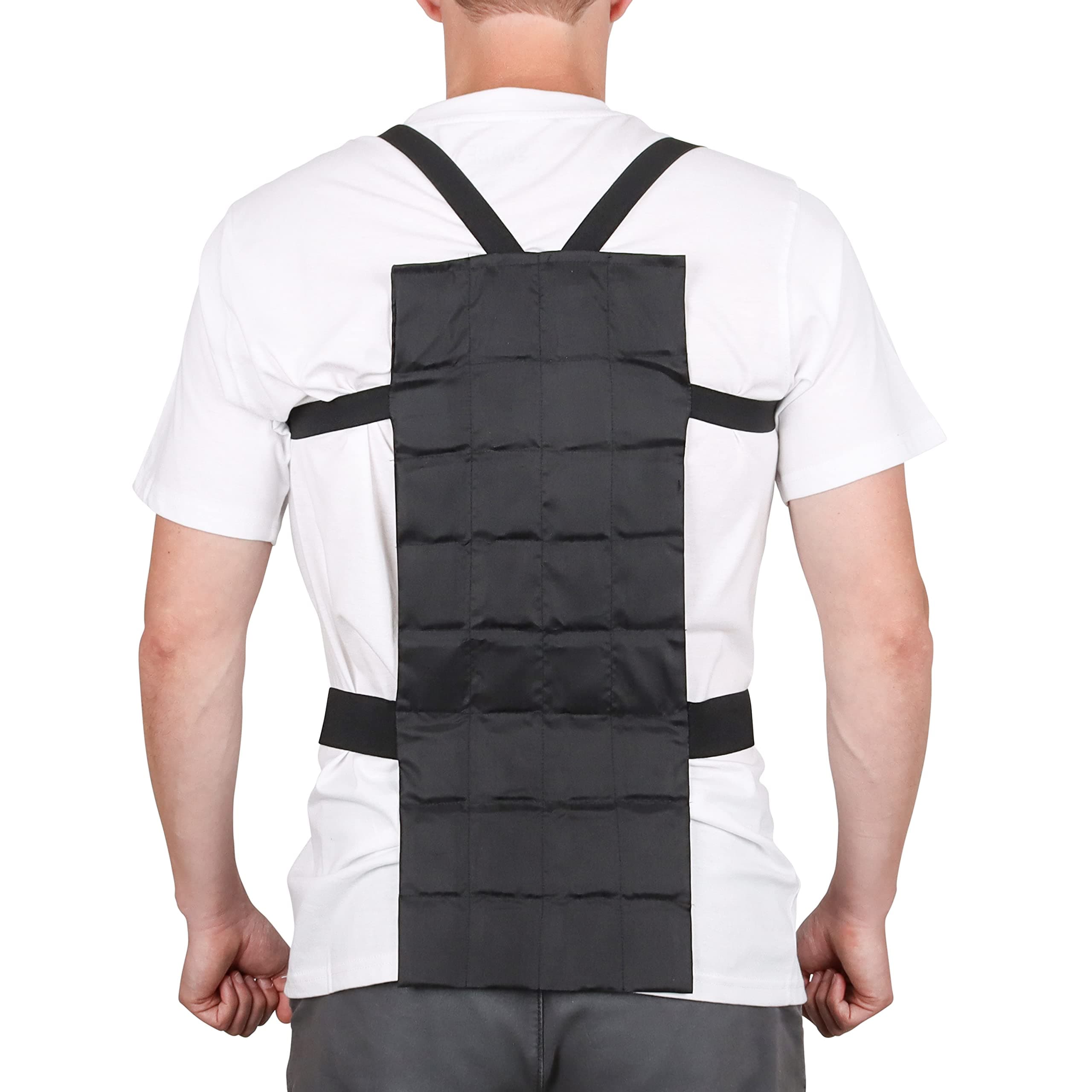 Shungtie Healing Stones in a Back Pad Covering a Large Portion of Your Back to Relax Muscles and to Relieve Pain