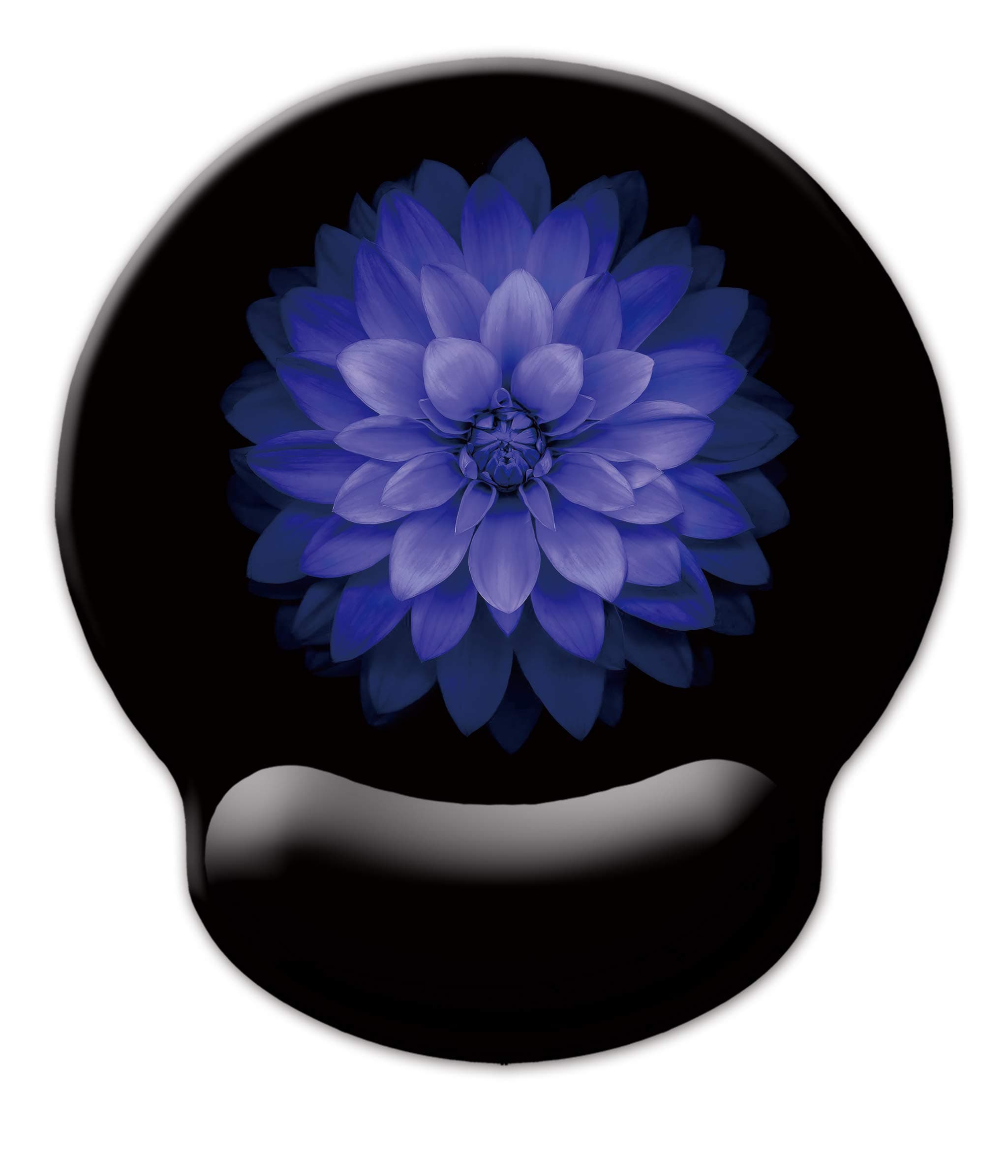 Ergonomic Mouse Pad with Wrist Support,Dooke Cute Wrist Pad with Non-Slip Rubber Base for Computer, Laptop, Home Office Gaming, Working, Easy Typing & Pain Relief Purple Flowers