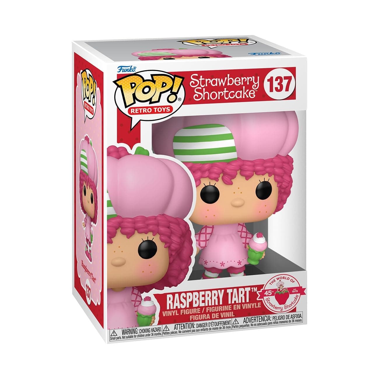 Funko POP! Retro Toys: Strawberry Shortcake - Raspberry Torte Tart - Collectable Vinyl Figure - Gift Idea - Official Merchandise - for Kids & Adults - TV Fans - Model Figure for Collectors