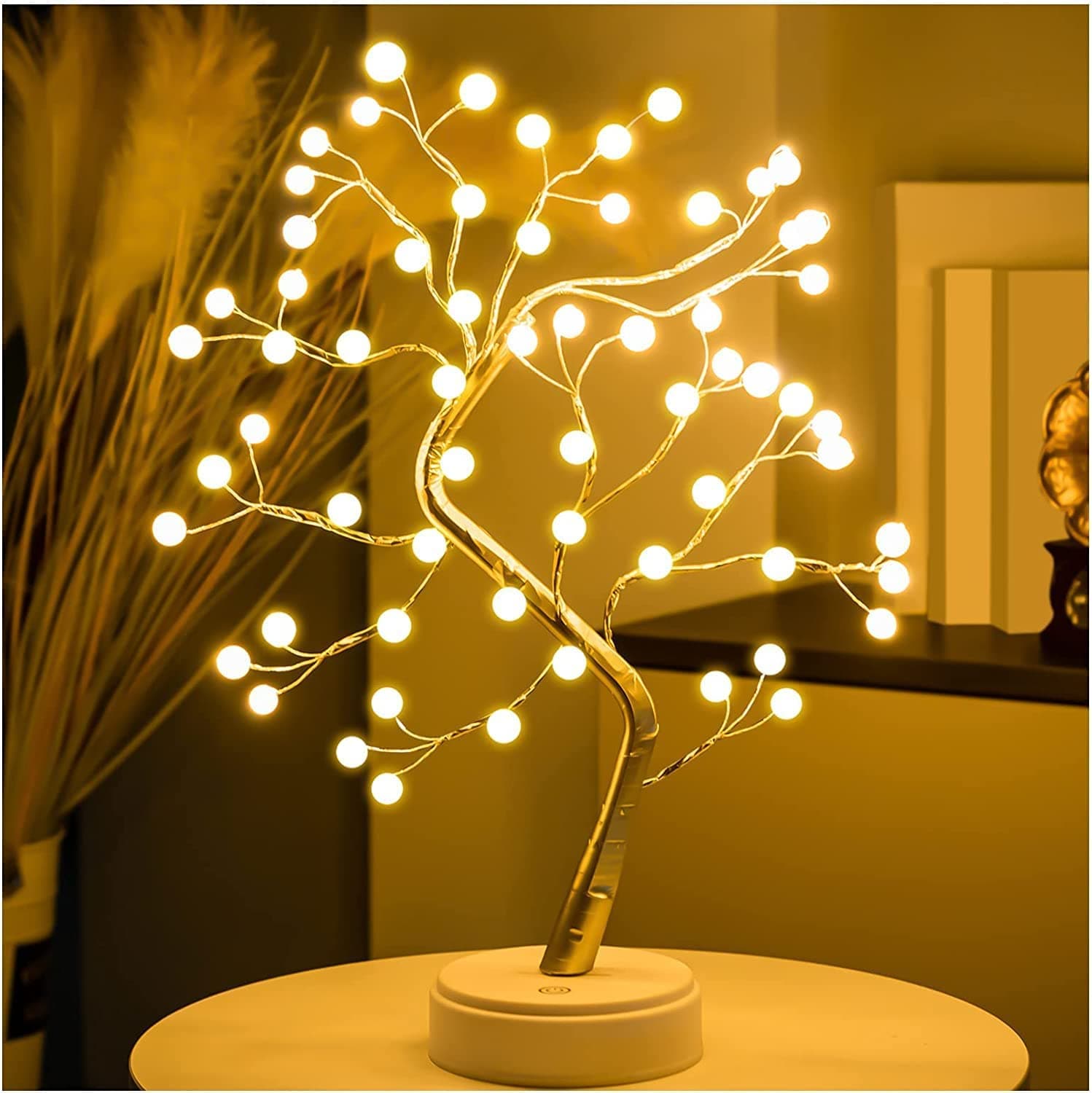 Desidiya® Decorative LED Tree Lamp Table top,Fairy Lights Spirit Tree, Bonsai Tree Light, Decoration for Room,Wedding,Bedroom,Gifts (36 LED Pearl)