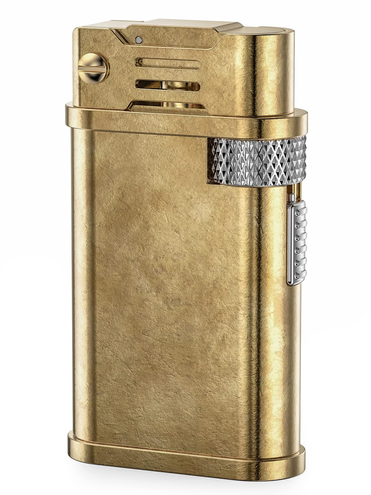 Cool Trench Metal Petrol Vintage Lighter for Smoking - (Sold without Lighter Fluid)