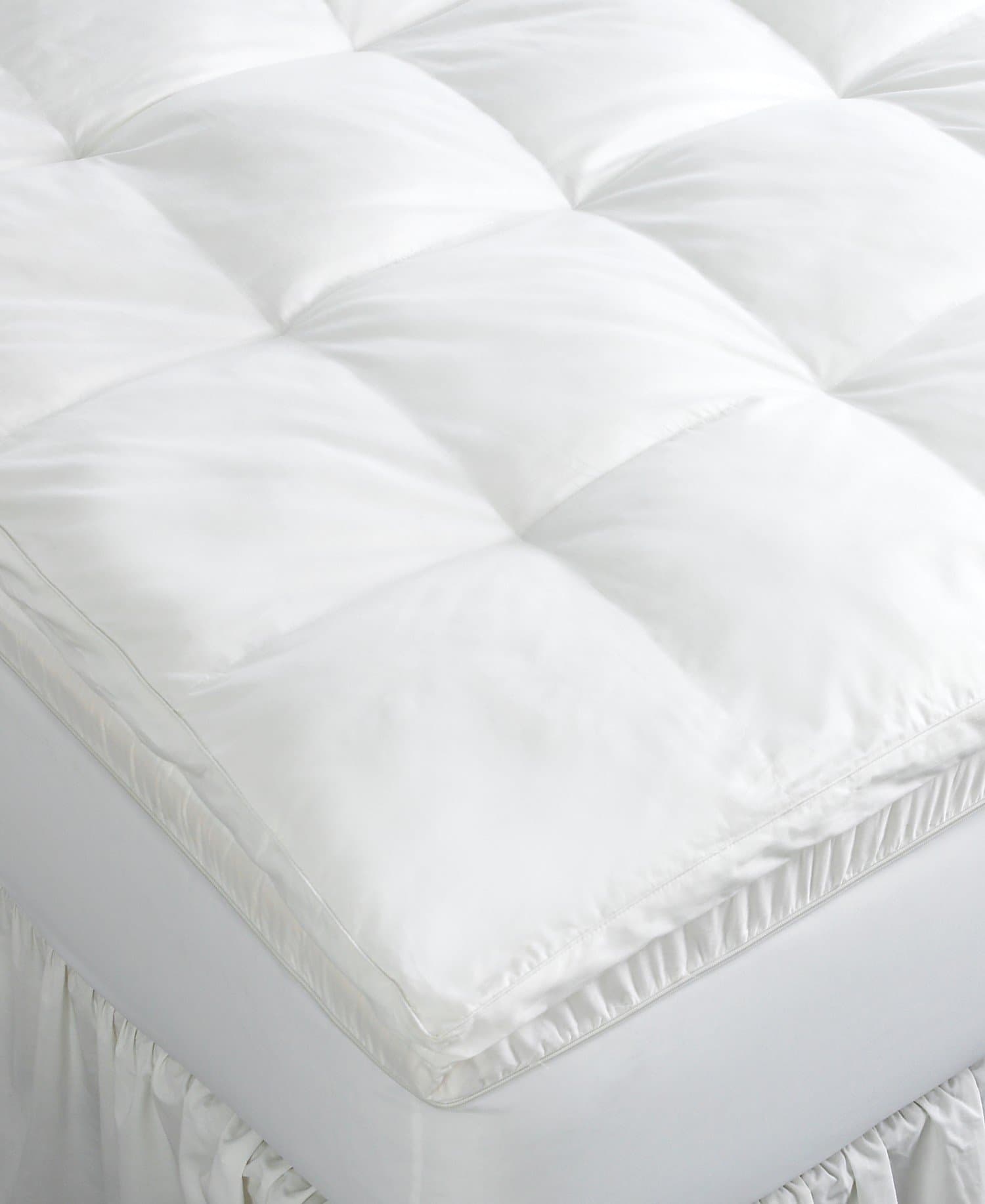 Martha Stewart Collection Bedding, Sleep Wise 4" California King Topper WHITE