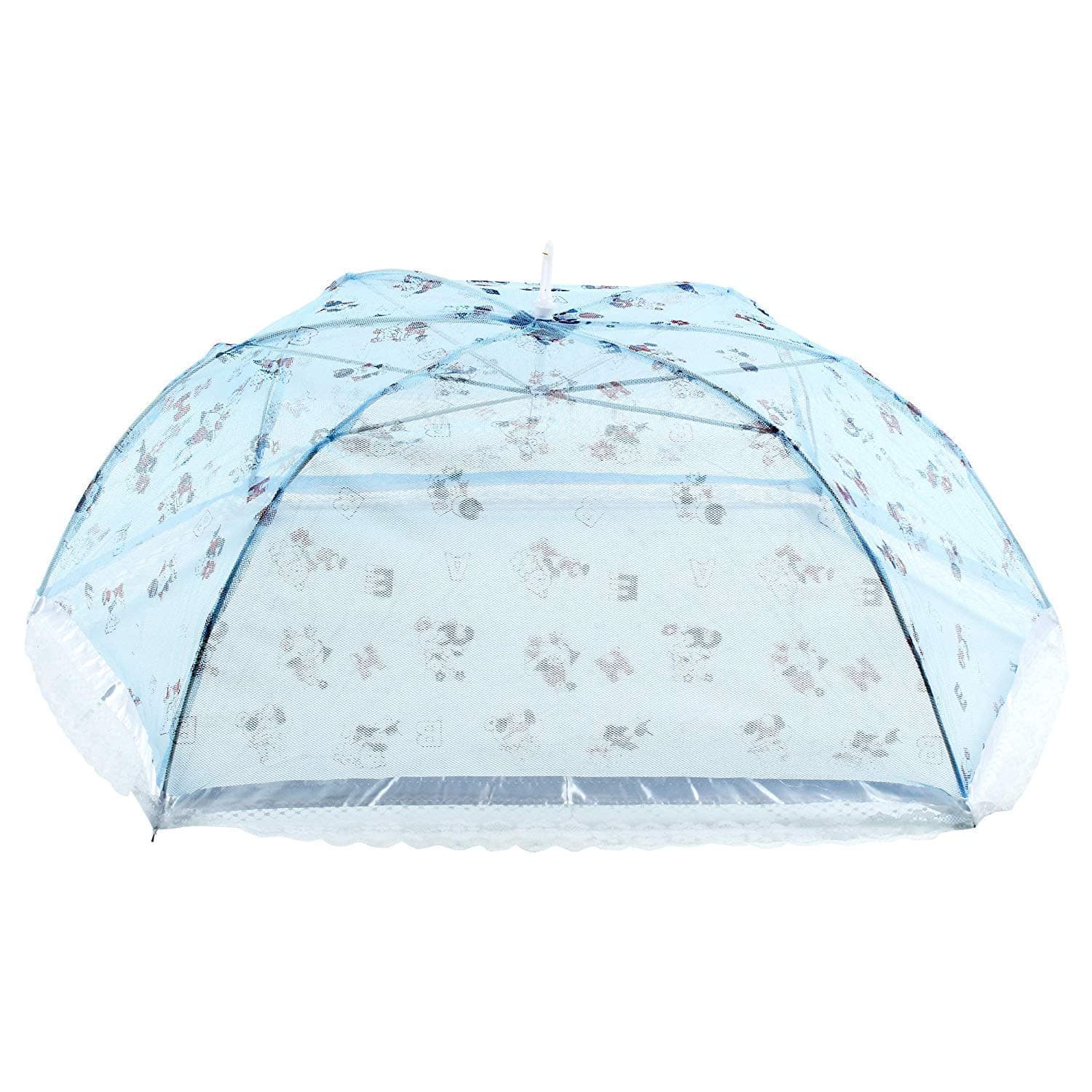 Umbrella Style Baby Mosquito Net | Full Cover Protection for 0-3 Years | Foldable, Breathable, Portable Baby Net for Newborns & Infants (Blue)