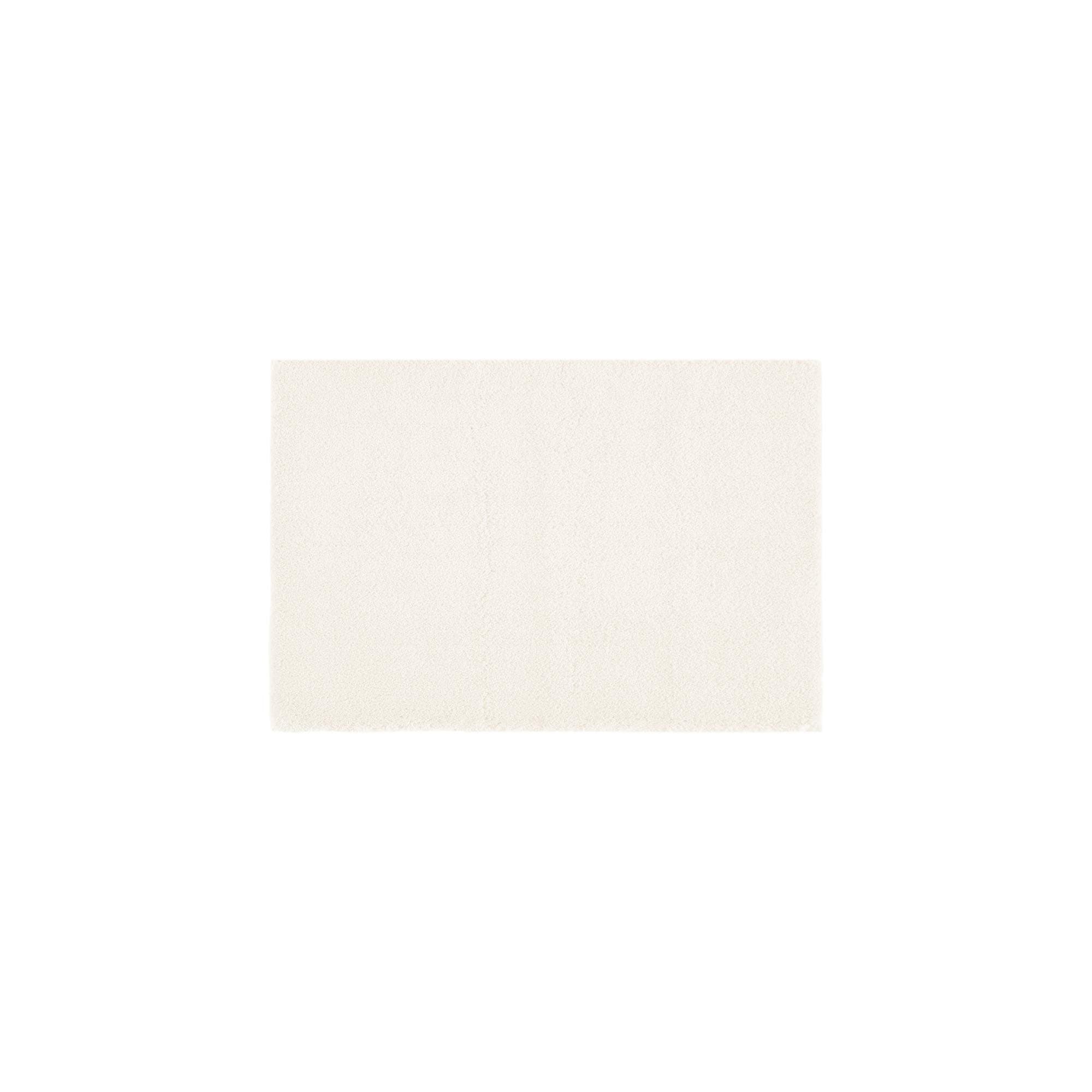 Madison Park Signature Marshmallow Bathroom Rug Non Slip, Luxrurious Plush Mat, Absorbent, Quick Dry, Spa Design Bath Room Décor, 20x30, Ivory