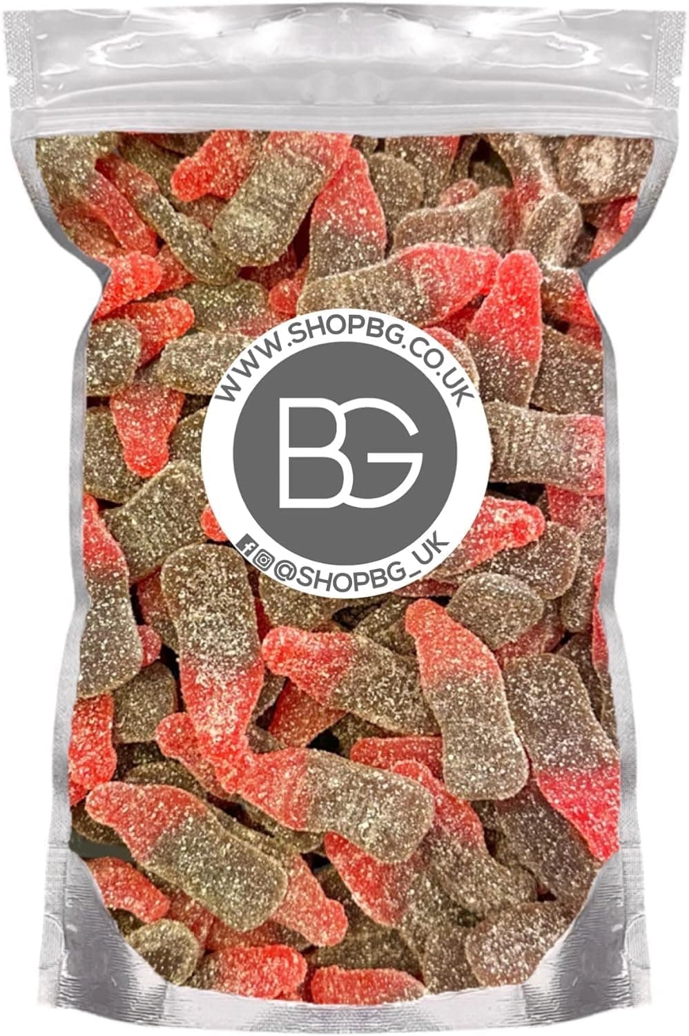 BG Pick & Mix Sweets Candy Pick n Mix Choose Your Sweetie Pouch 800g (- Fizzy Cherry Cola Bottles)