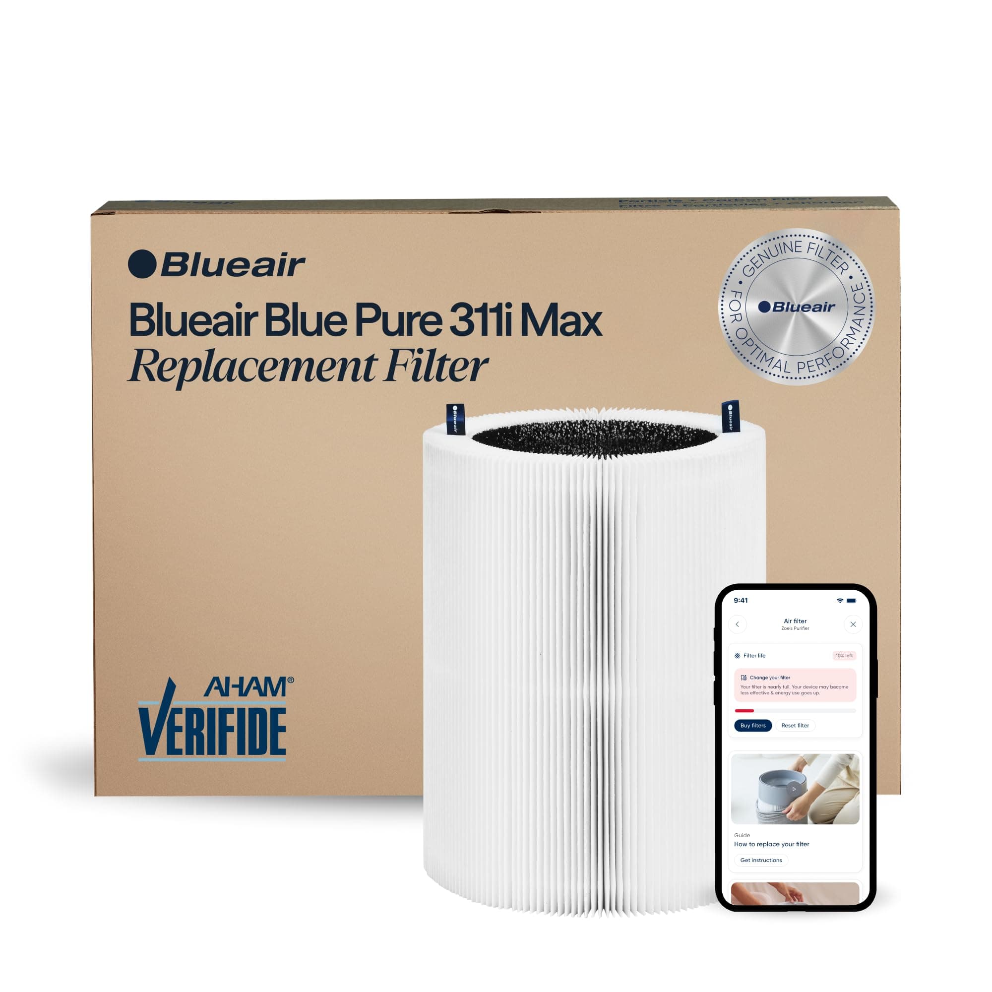 Pure 311i Max Genuine Replacement Filter F3MAX, Fits Air Purifier