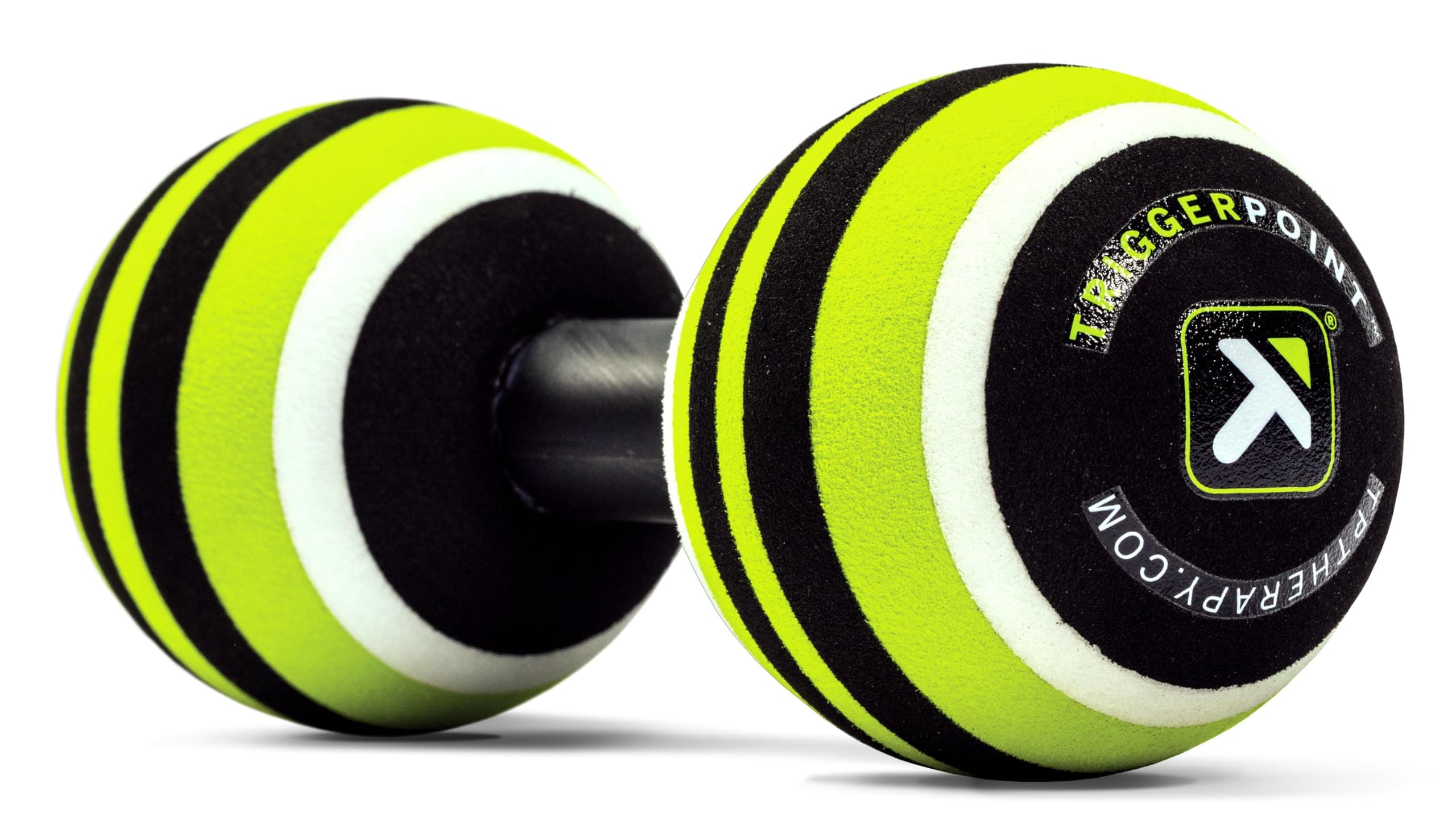 MB2 Massage Ball - Improves Circulation,Posture and Muscle Recovery for Back and Neck,Adjustable Length for Targeted Muscle Relief,Compact and Travel Friendly,22cm x 10cm,Green