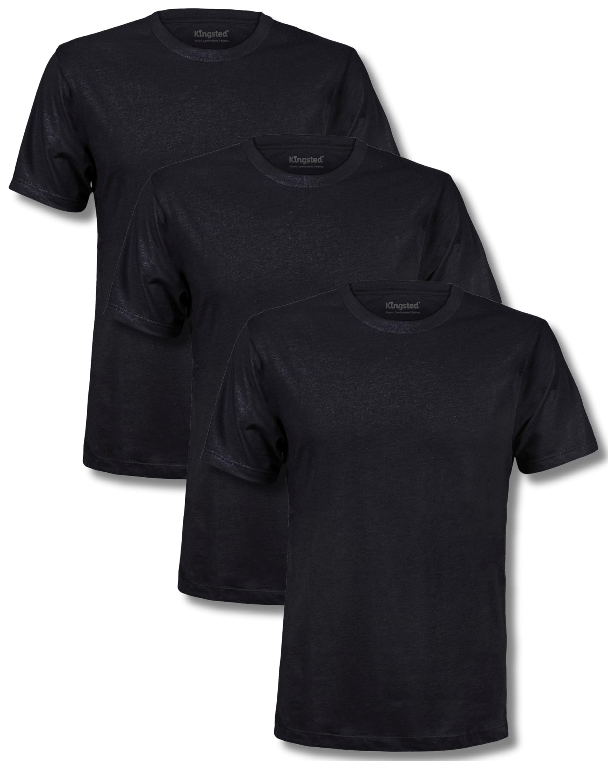 Kingsted T-Shirts for Men Pack - Royally Comfortable - Super Soft Premium Fabric - Well-Crafted Classic Tee