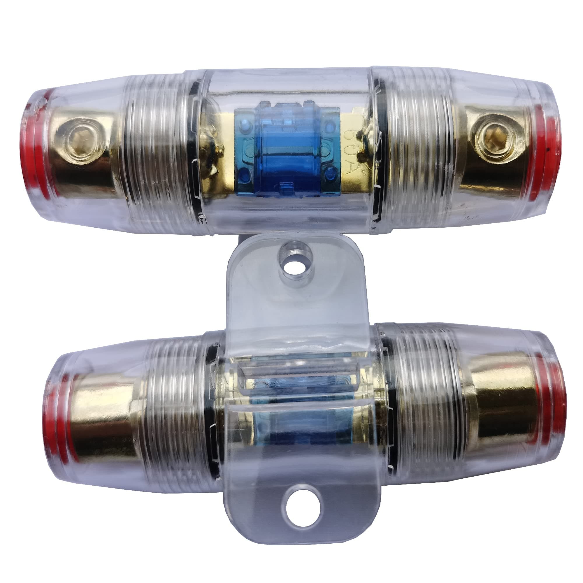 2PCS in LINE Mini ANL Fuse Holder for CAR Audio 4GA/8GA-4GA/8GA Include Fuse