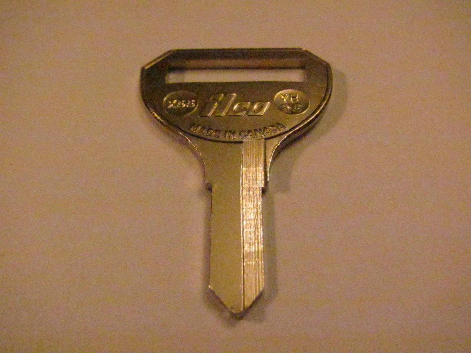 YAMAHA Motorcycles -"Ilco" Nickel Plated"Double Sided" Key Blank(s) - (X66 / YH26)