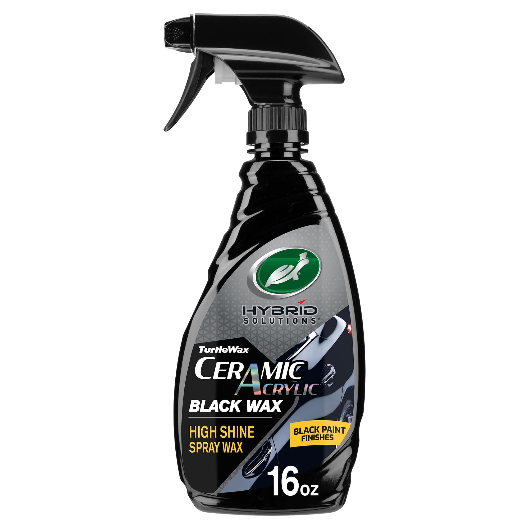 Turtle Wax 53447 Hybrid Solutions Ceramic Acrylic Spray Wax For Black Paint Protection 500ml Black