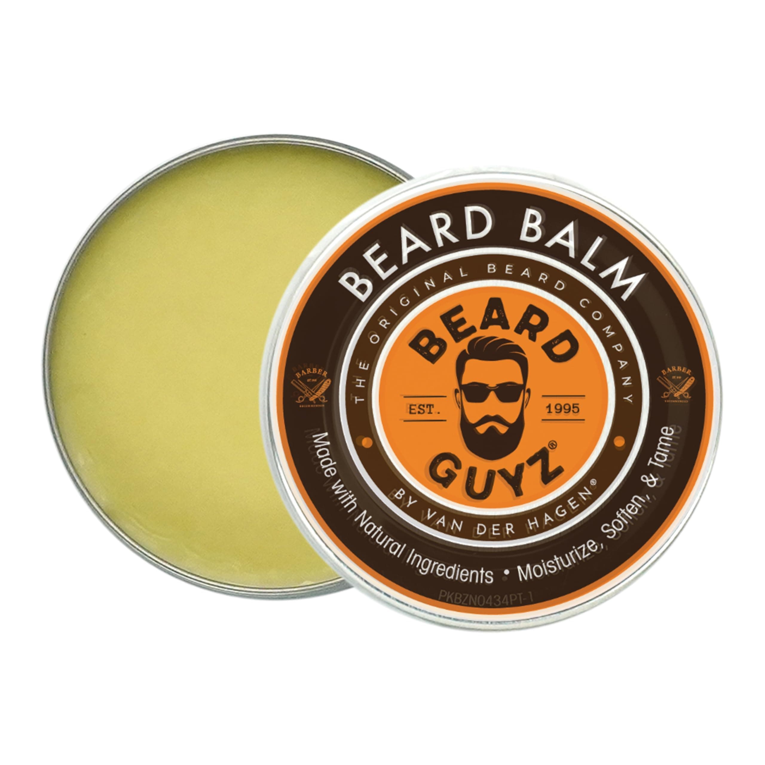 Beard Balm – Beard Conditioner and Styler for Men, Softens, Tames, and Moisturizes Facial Hair, 3 oz