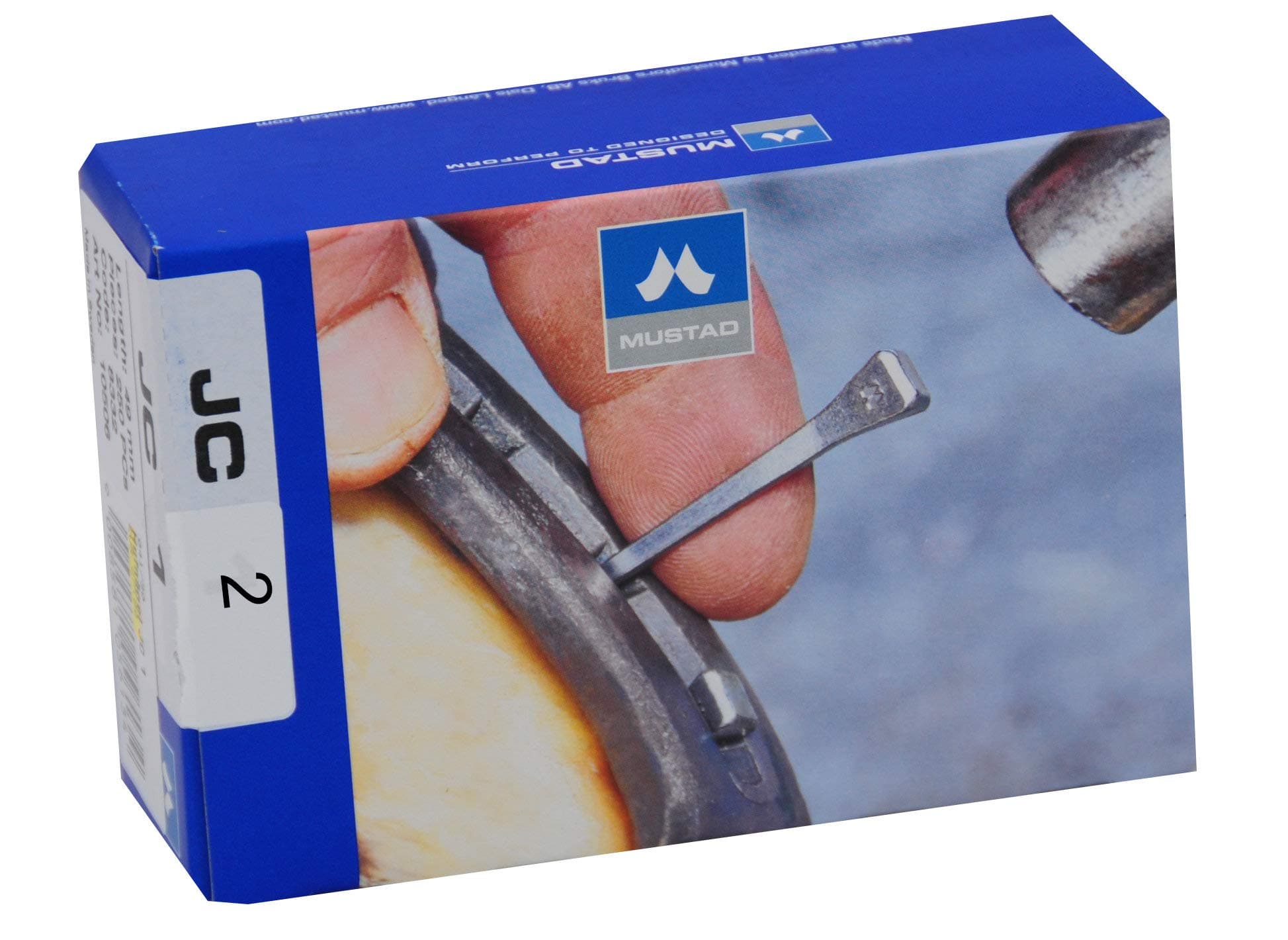 Amesbichler ReitsportPack of 250 JC 2 Horseshoe Nails - Length: 53 mm