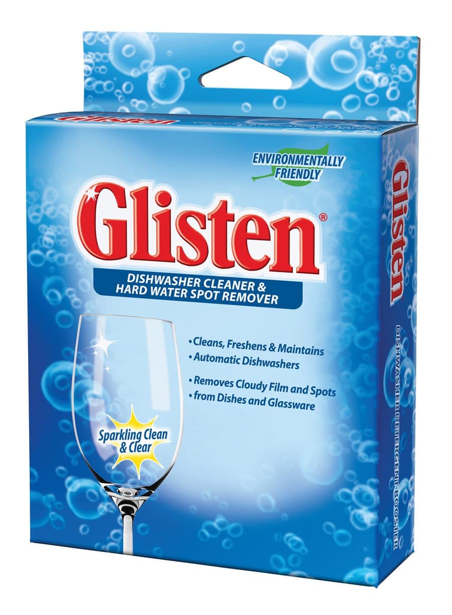 Glisten 2-in-1 Dishwasher Cleaner and Hardwater Spot Remover