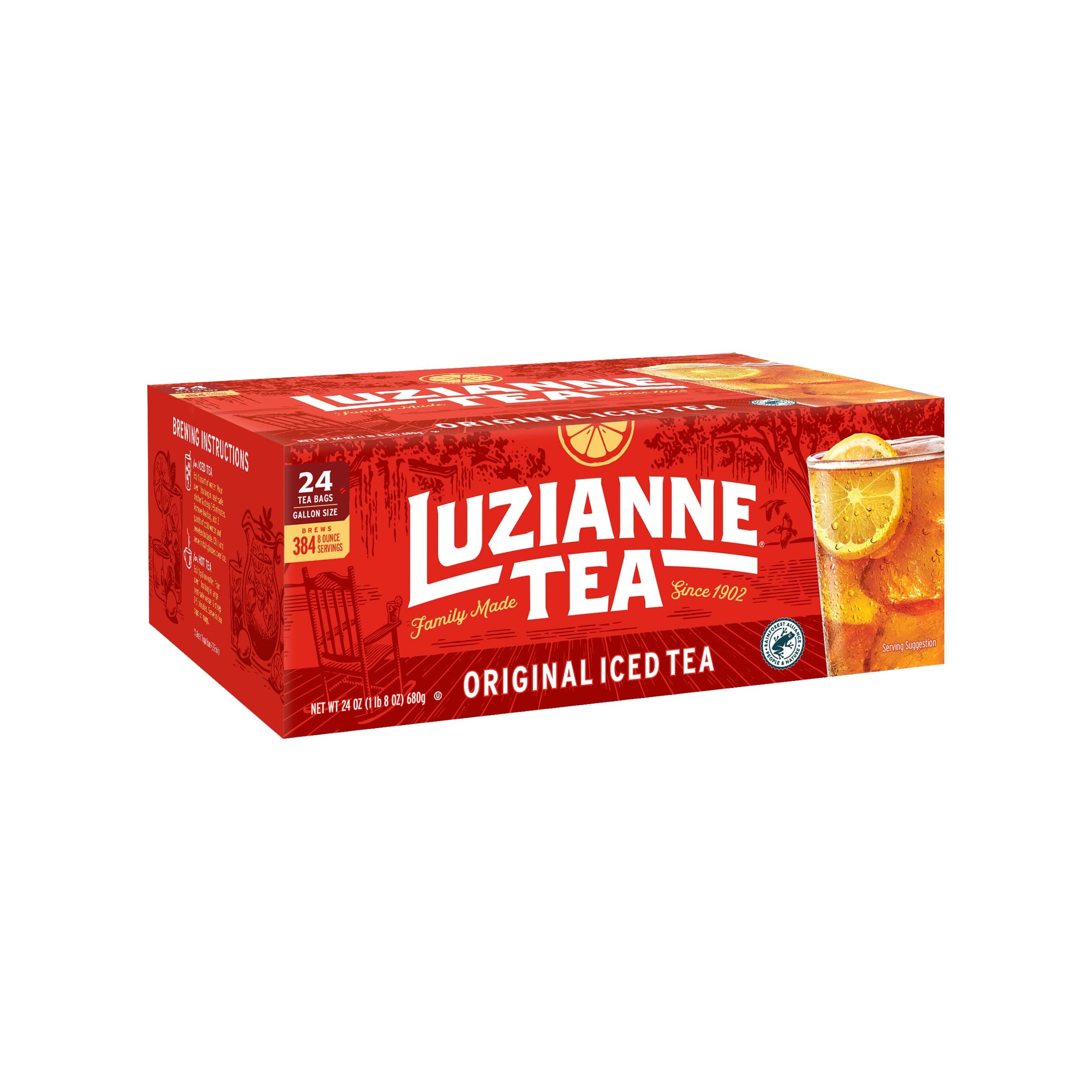 Luzianne Specially Blended For Iced Tea 24 Gallon Size Tea Bags, 24 Oz.