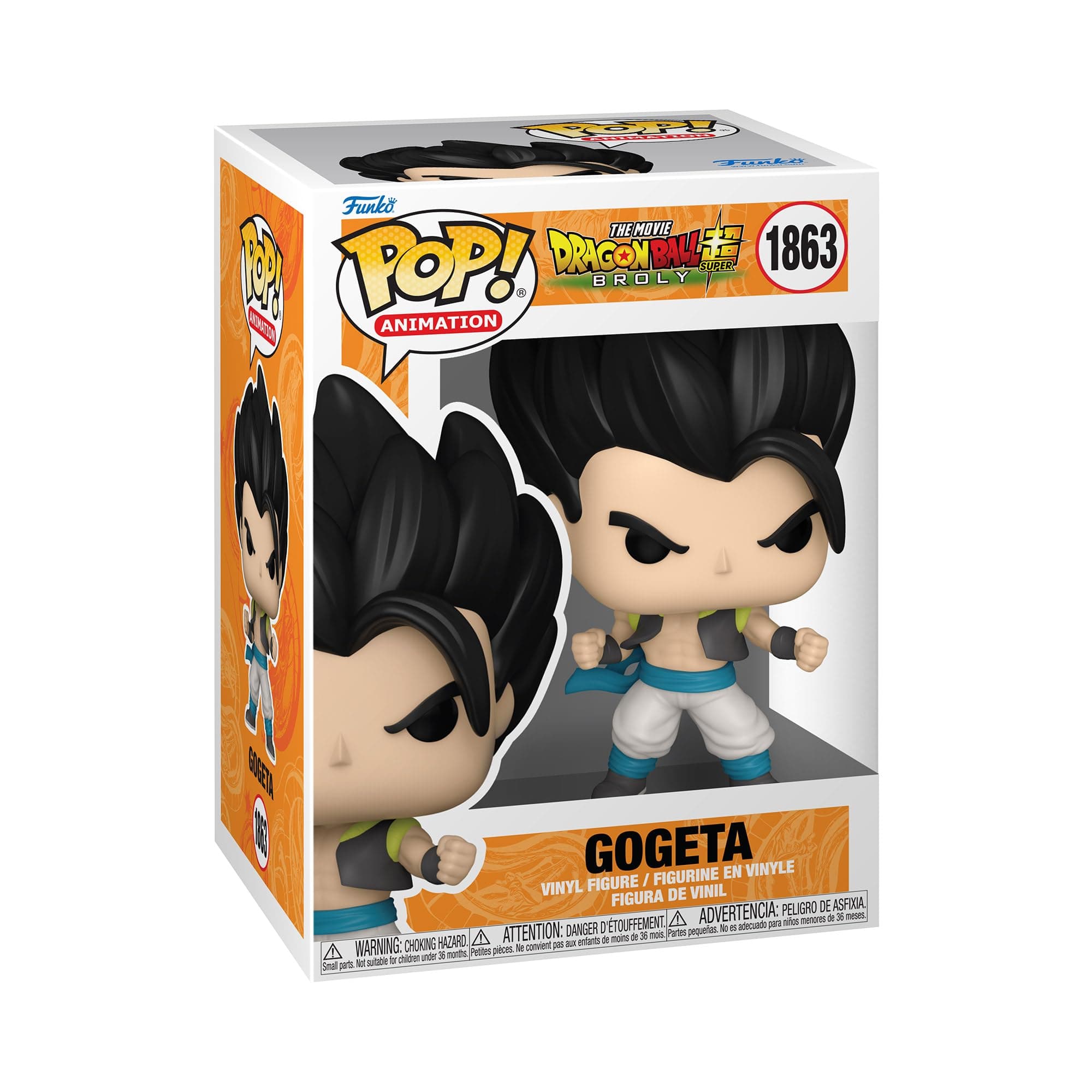 Pop! Animation: Dragon Ball Super: Broly - Gogeta - 1/6 Odds for Rare Chase Variant - Dragon Ball Super Broly - Collectable Vinyl Figure - Gift Idea - Official Merchandise - Anime Fans