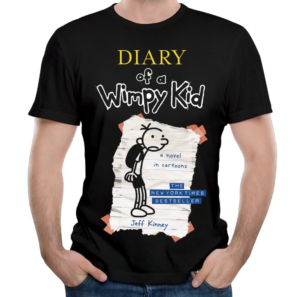 Men Diary Of A Wimpy Kid 100 Cotton T Shirts Short Sleeve