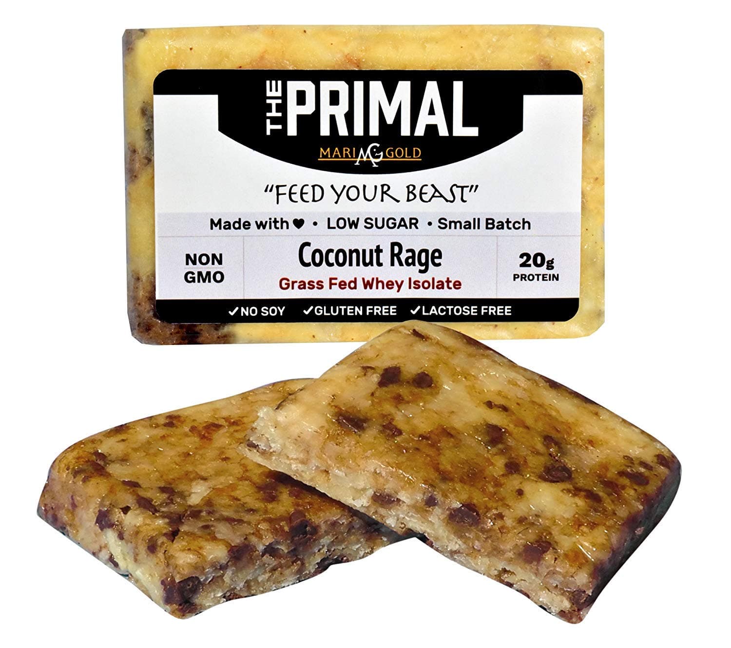 PALEO Friendly - PRIMAL Protein Bars by MariGold Bars (Coconut Rage)