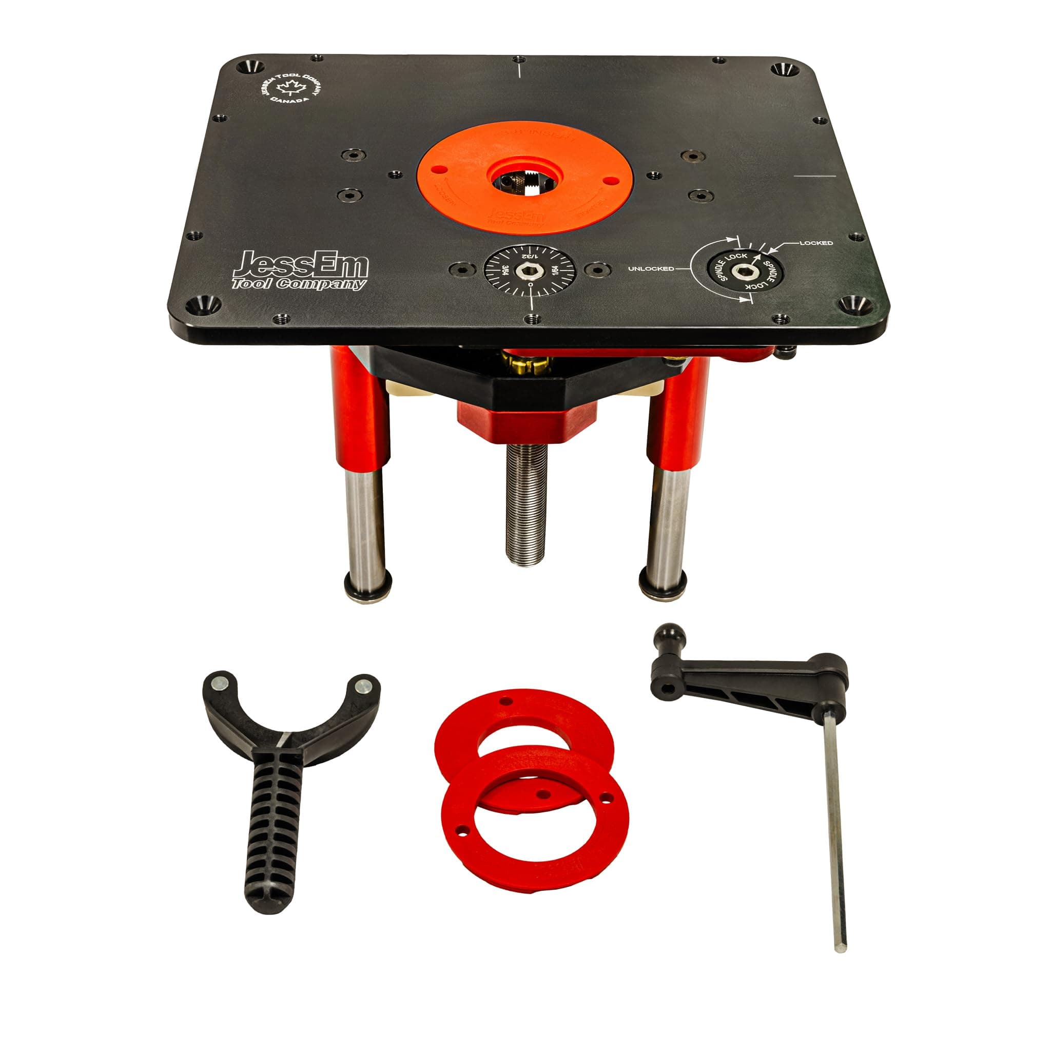 02120 Mast-R-Lift II Universal Router Lift with Built in Locking System