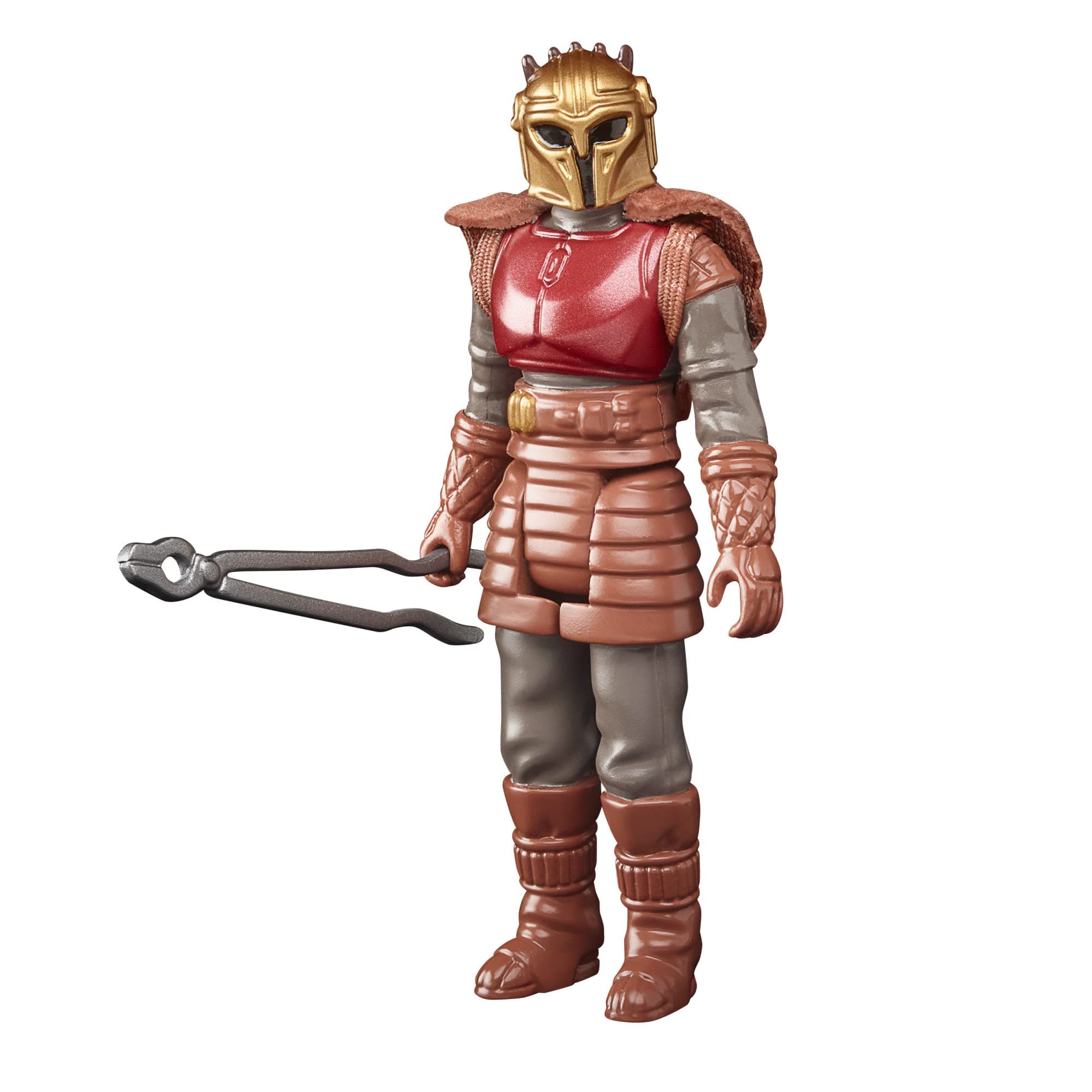 Star Wars Hasbro Retro Collection The Armorer Toy 9.5-cm-Scale The Mandalorian Collectible Action Figure, Toys for Kids Ages 4 and Up, Multicolor, F4458