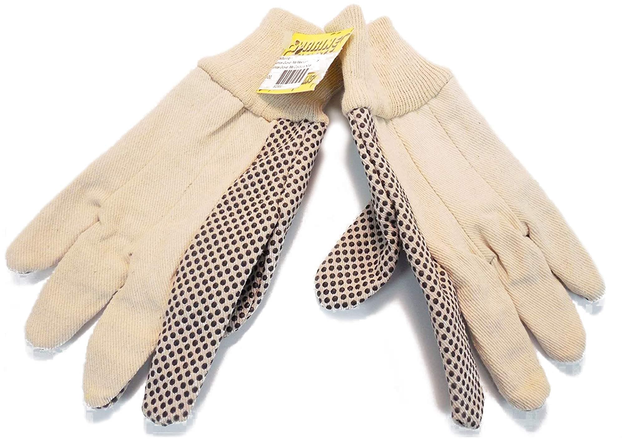 Marine Sports PVC Palm Dot Lobster Gloves Medium White