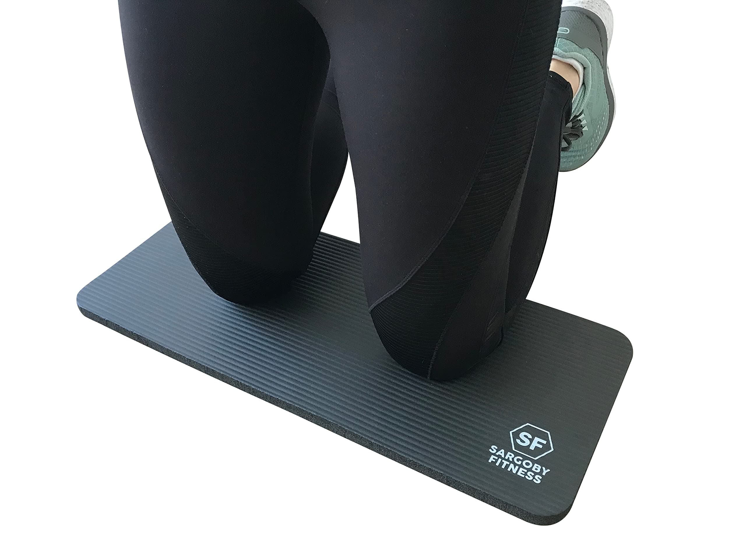 Yoga Knee Pad 0.6 inch Thick | Pilates Knee Pad Cushion to eliminate Pain & Provide Relief to Knees Elbows Forearms & Wrists | Workout Knee Pad