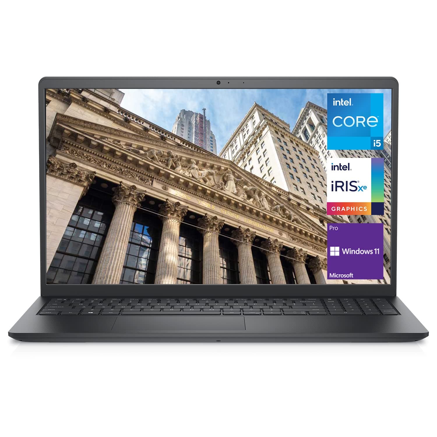 Vostro 3520 Business Laptop, 15.6" HD Display, Intel Core i5-1135G7 Processor, 16GB DDR4 RAM, 256GB PCIe SSD, Webcam, HDMI, Wi-Fi, Windows 11 Pro, Black