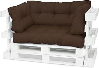 Spatium pallet cushions, Cushions for pallets, pallet pad, Euro pallet furniture (Decorative Cushion 30x30, Brown)