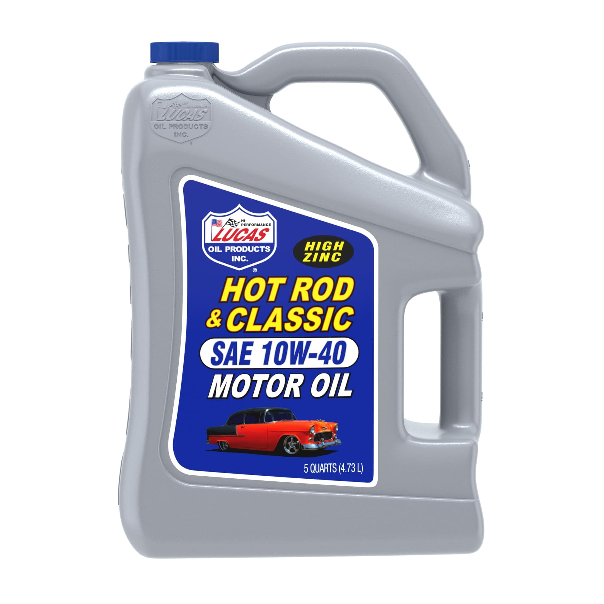 10683 Hot Rod & Classic Motor Oil SAE 10W-40-4.73L, Gray, 5 Quart