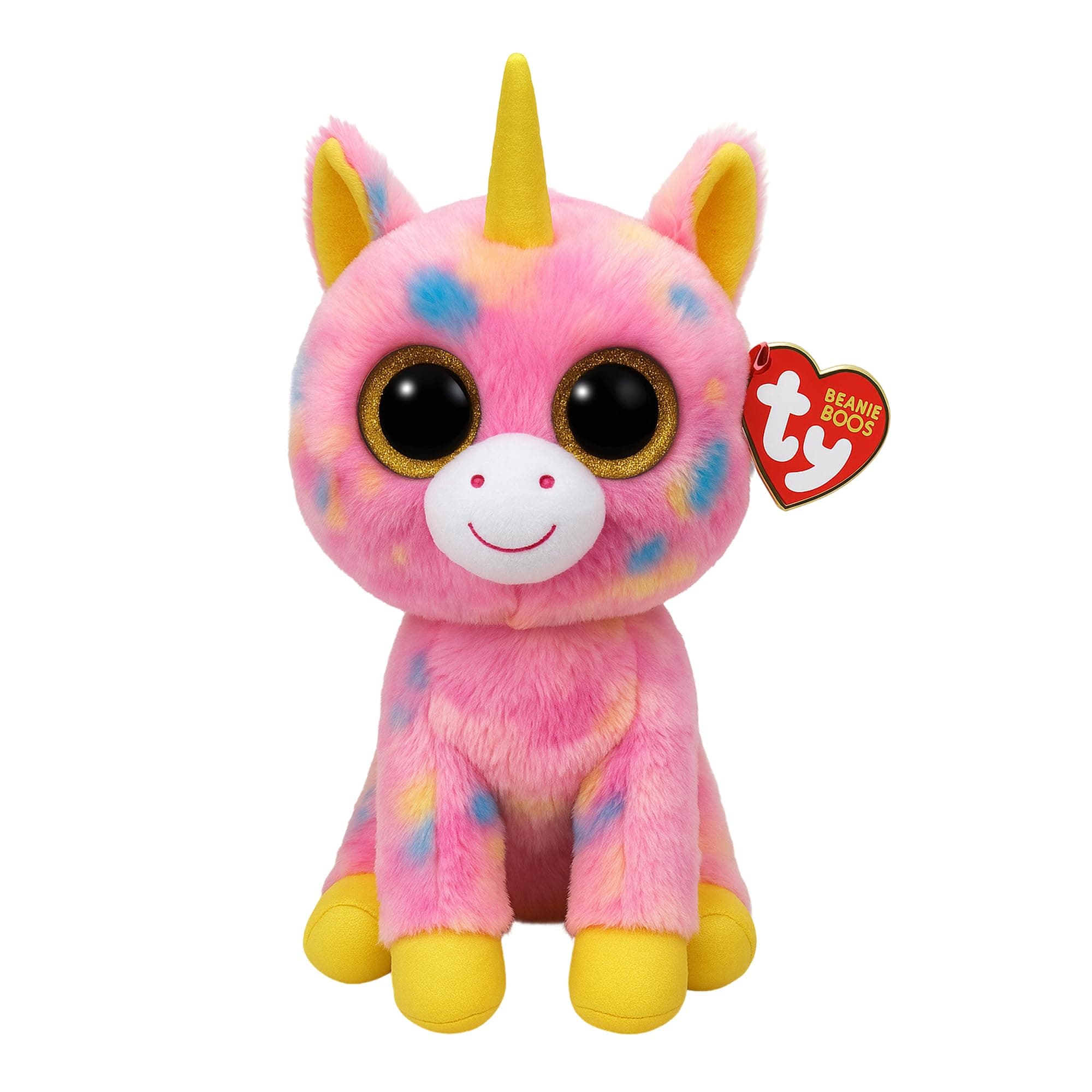 Beanie Boo Plush - Fantasia the Unicorn 15cm, Pink