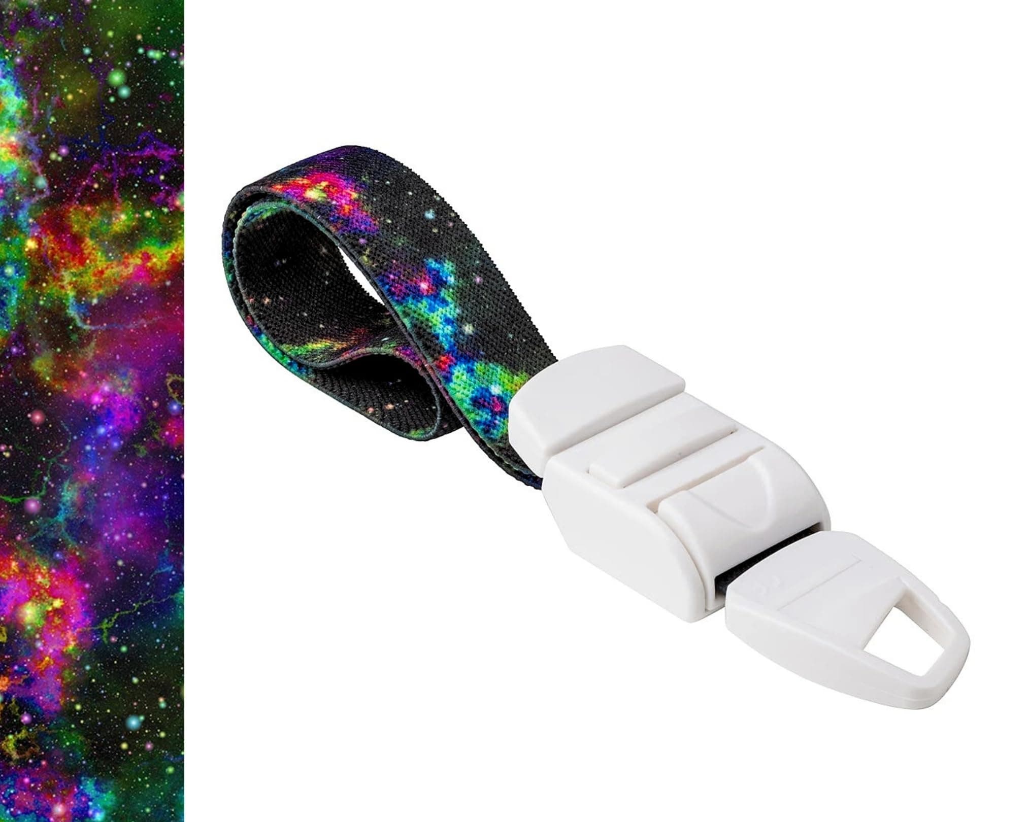 Medical Nurse Tourniquet with MULTICOLOUR GALAXY COLOUR NEBULA Pattern with ABS Plastic Buckle Latex Free Elastic Band Perfect for Doctors, Nurses, Students and Paramedics