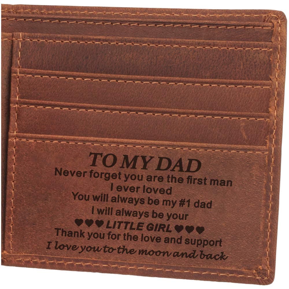 Mens Wallet - Leather Wallets, The Perfect Mens Gift for Dad Son Husband Boyfriend, Anniversary Birthday Father's Day Gifts